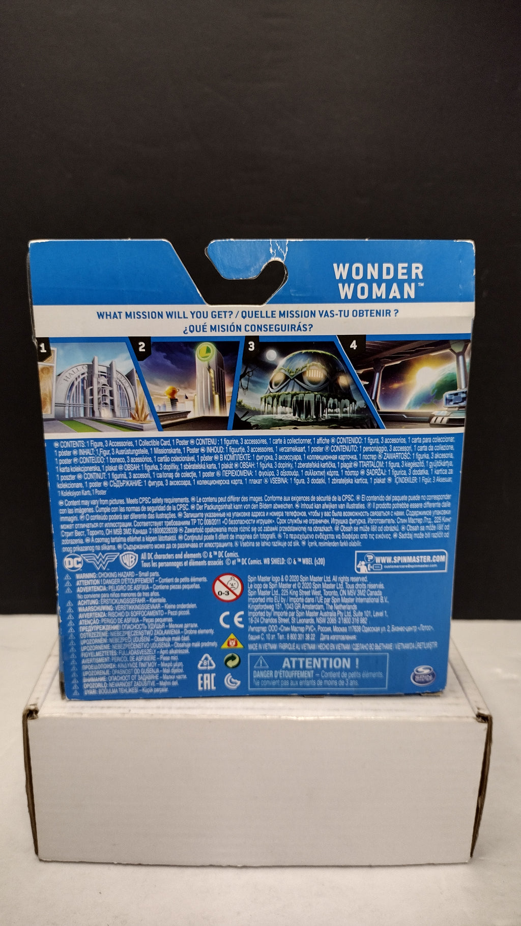 DC Comics Heroes Unite Super Rare Gold Wonder Woman 4-Inch Action Figure (Spin Master - Sealed Chase Variant)
