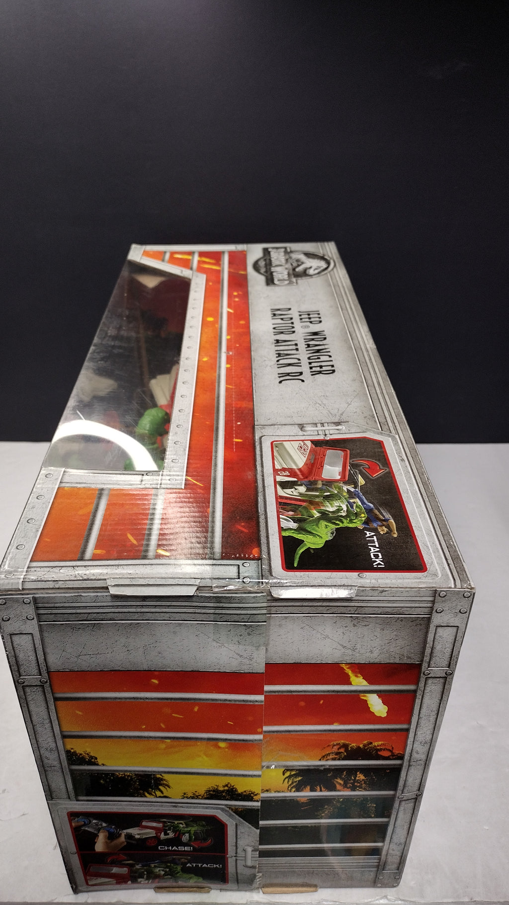 Mattel Jurassic World Jeep Wrangler Raptor Attack RC Vehicle Set FNH12 (Brand New & Factory Sealed - Minor Box Wear)