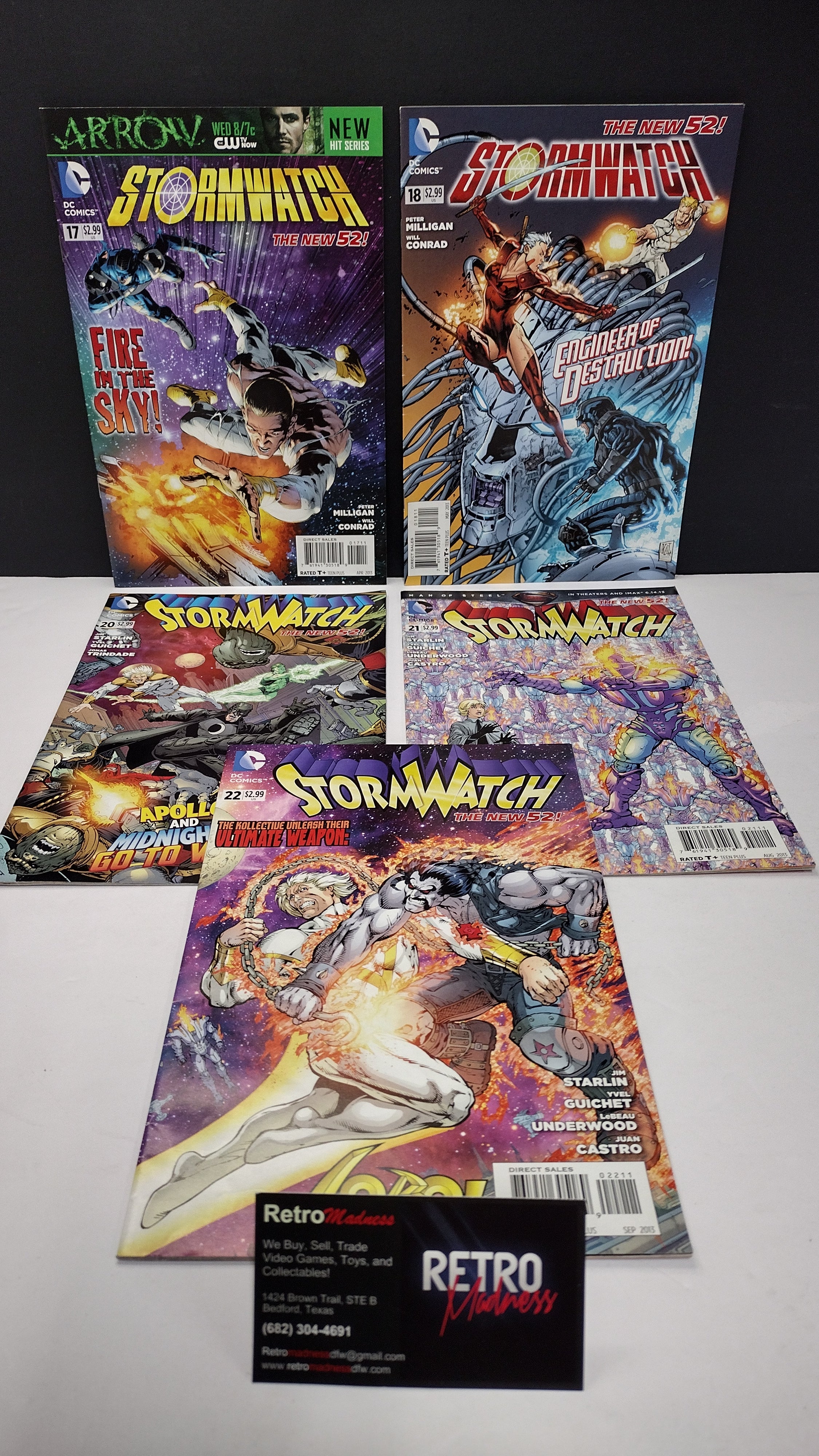 DC Comics Modern Era Lot – 5 Book Set - Lot V2 (Brand New / Unread)