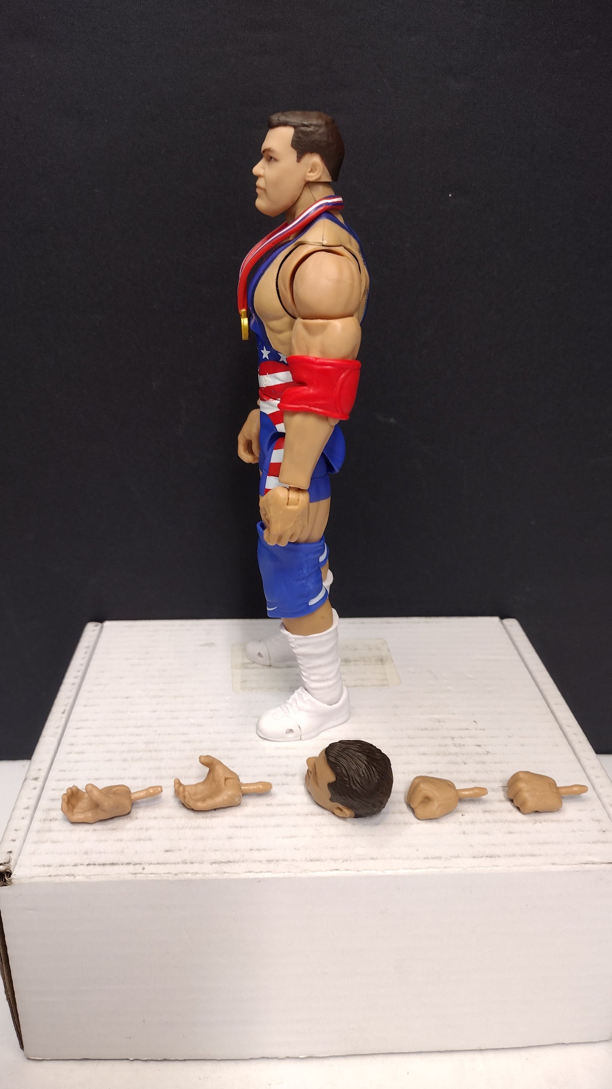 WWE Ultimate Edition Monday Night War Kurt Angle Figure Loose w/ Accessories