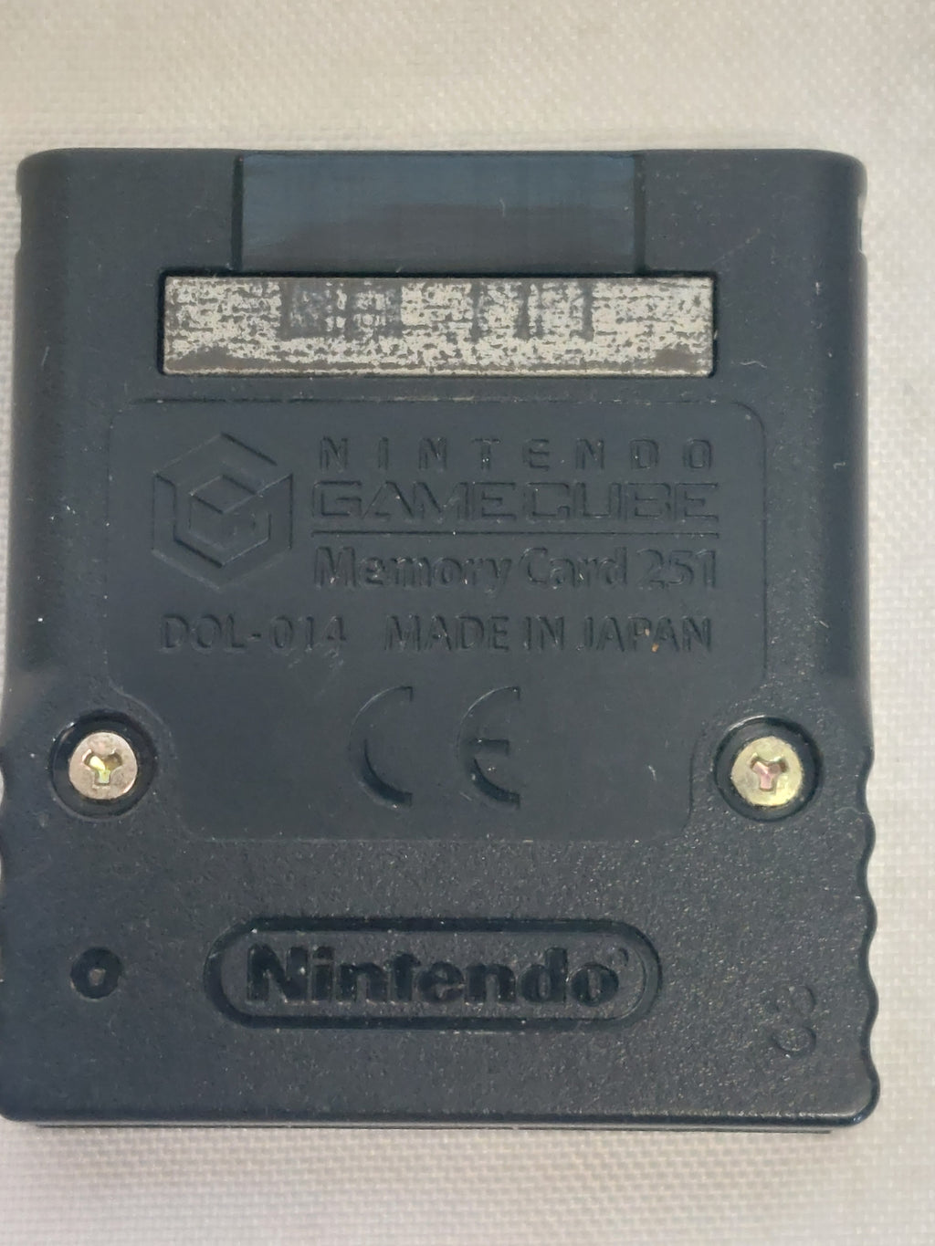 Nintendo GameCube Memory Card 251 DOL-014 Untested