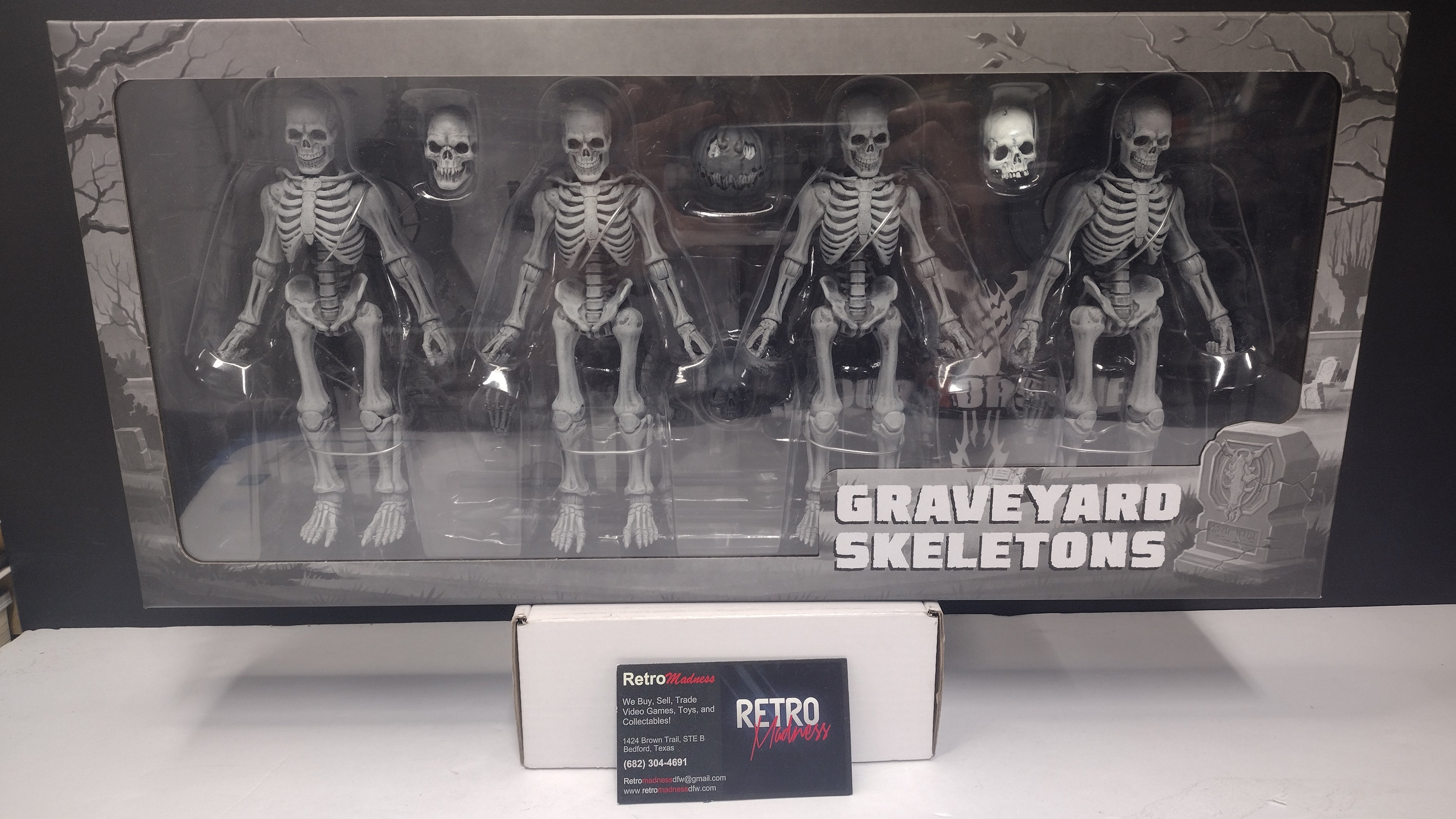 Four Horsemen Mythic Legions Graveyard Skeletons 4-Pack Action Figures (Factory Sealed in Box)