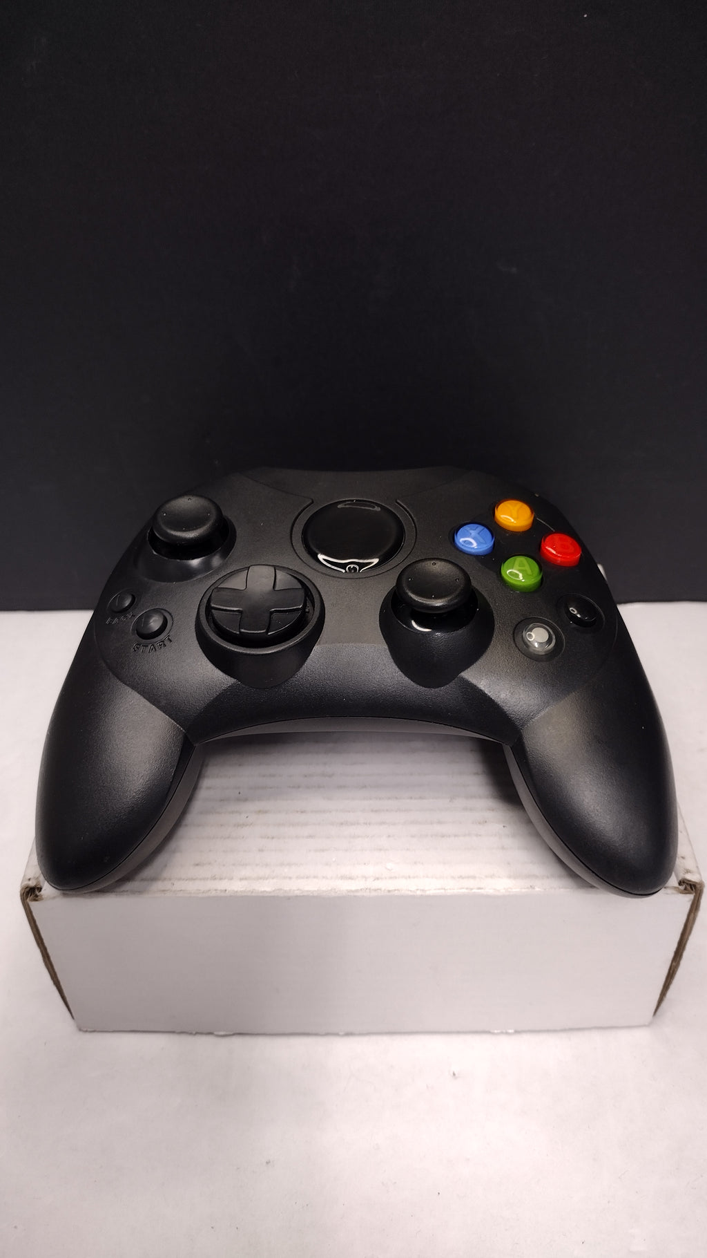 Wired S-Style Controller for Original Xbox Classic Gamepad Black Tested