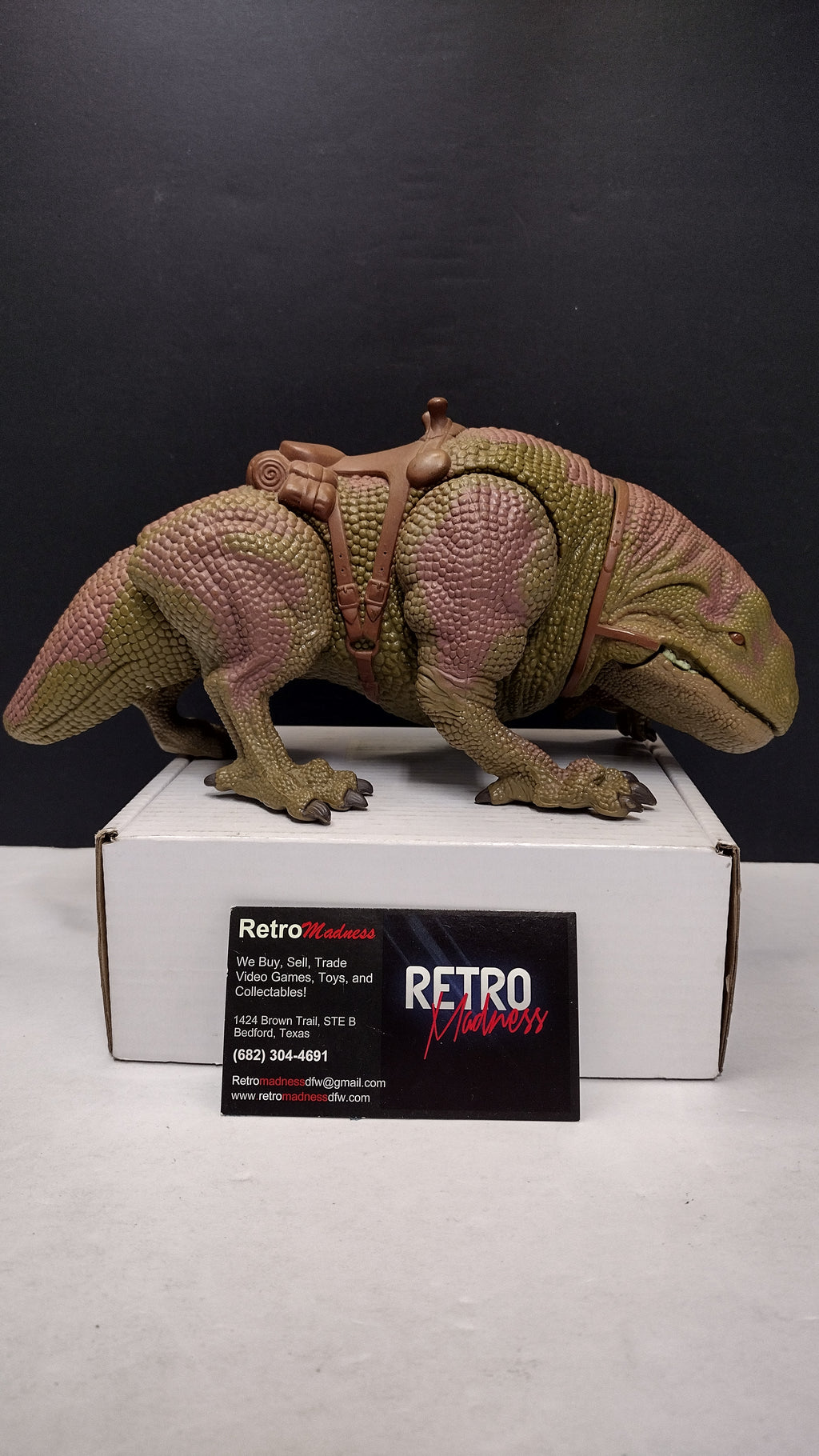 Vintage 1997 Star Wars POTF2 Dewback Beast Figure Loose (Beast Only / Working Action Gimmick)