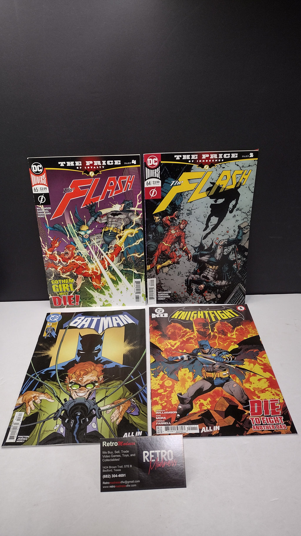 DC Comics Modern Era Lot – 4 Book Set - Lot O (Brand New / Unread)