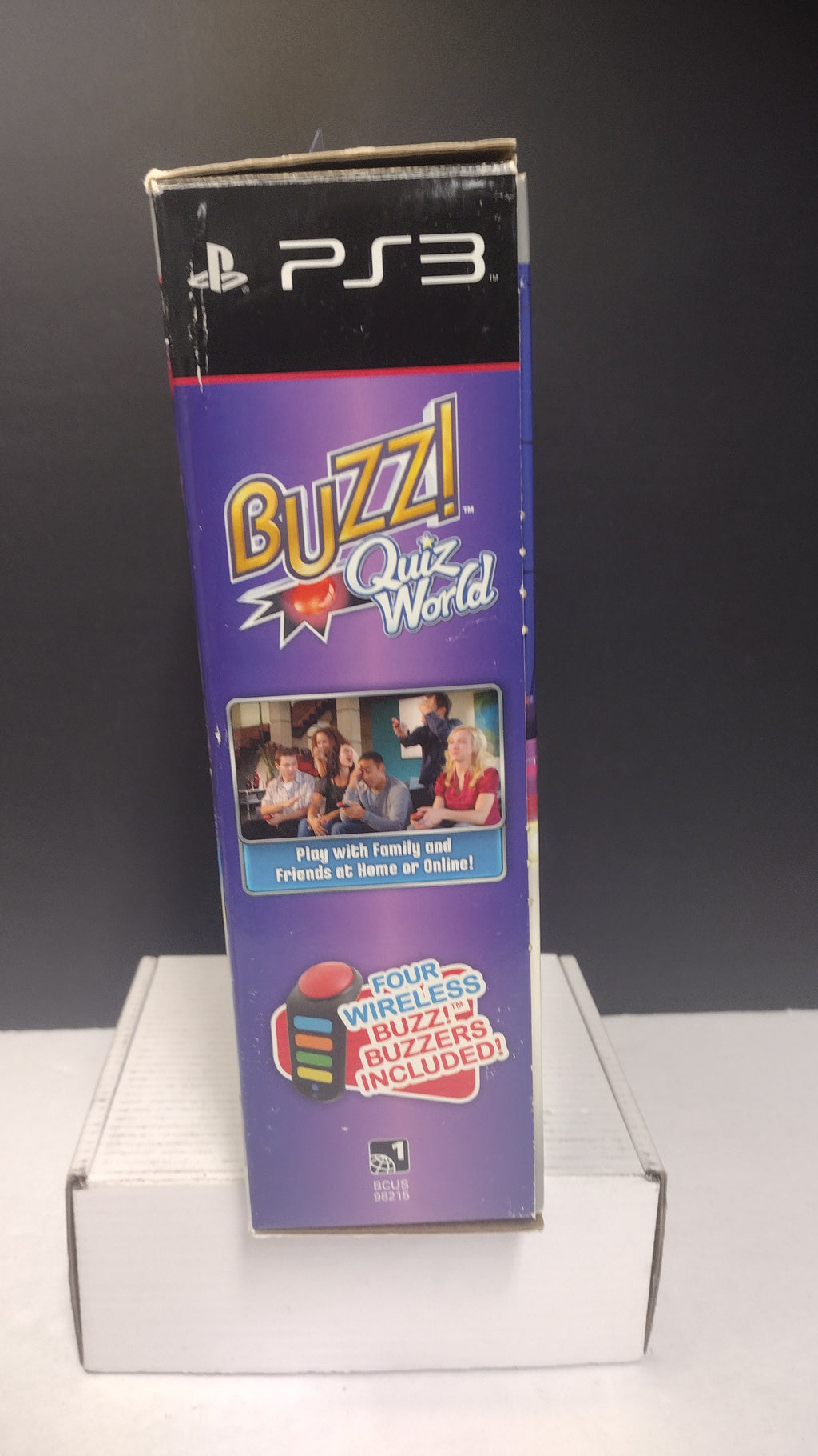 Buzz Quiz World Bundle PS3 Game Wireless Buzzers USB Dongle CIB