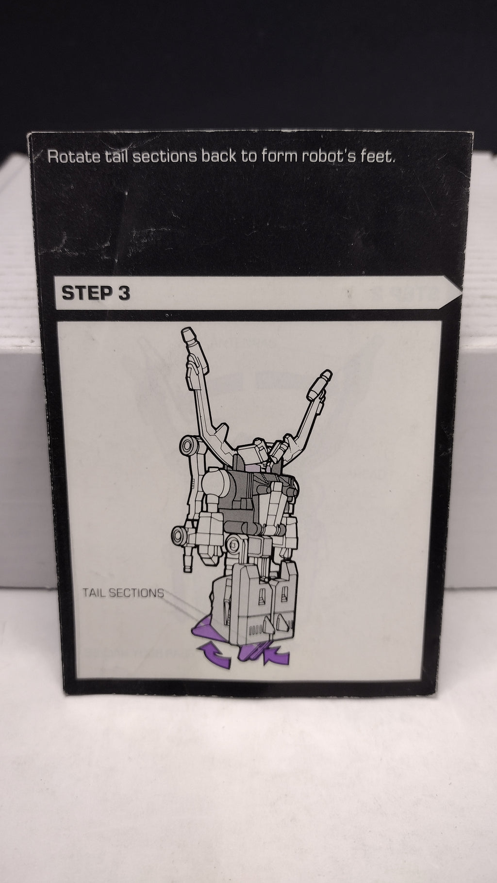 Vintage 1984 Original G1 Transformers Shrapnel Instruction Booklet