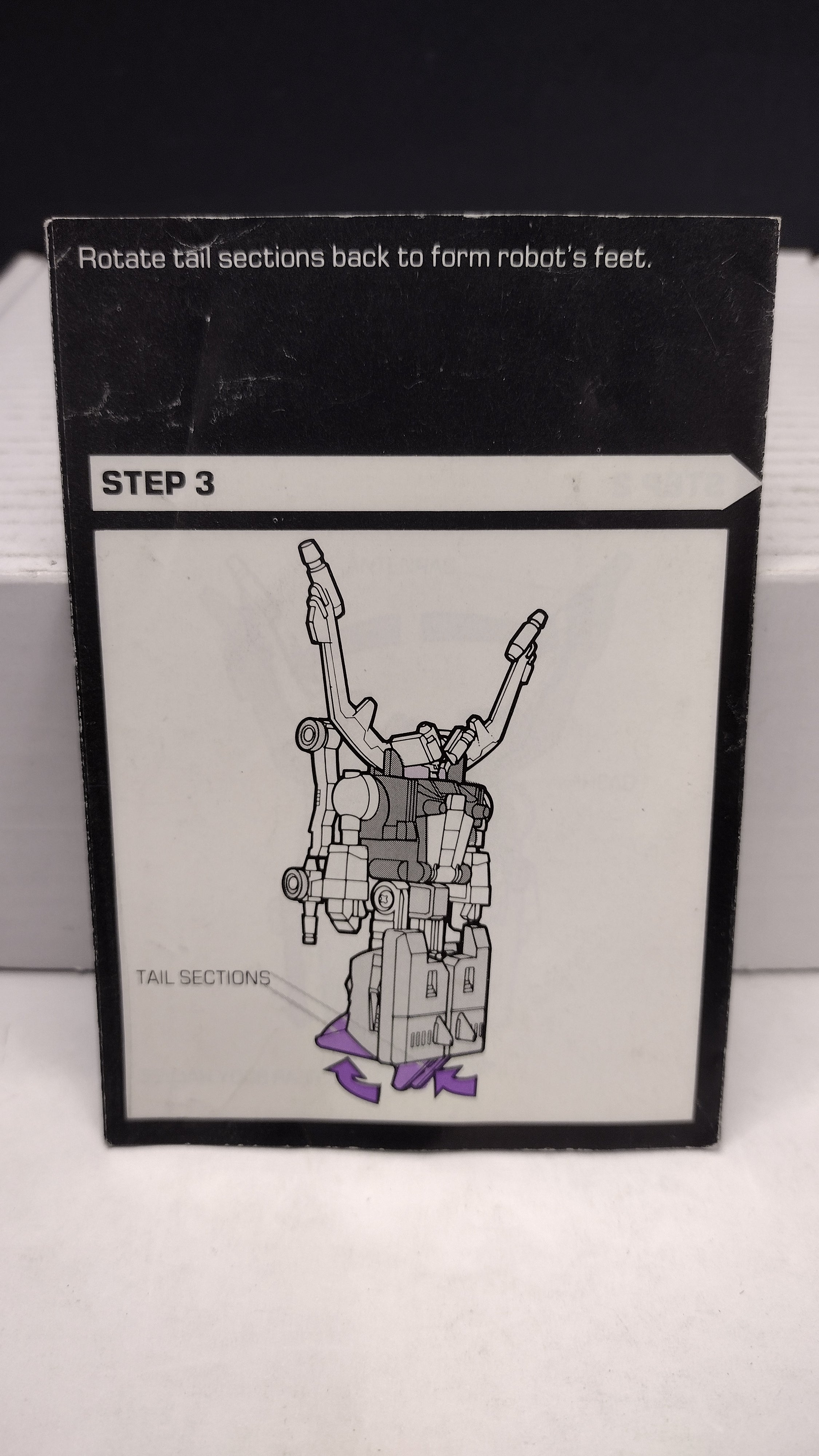 Vintage 1984 Original G1 Transformers Shrapnel Instruction Booklet