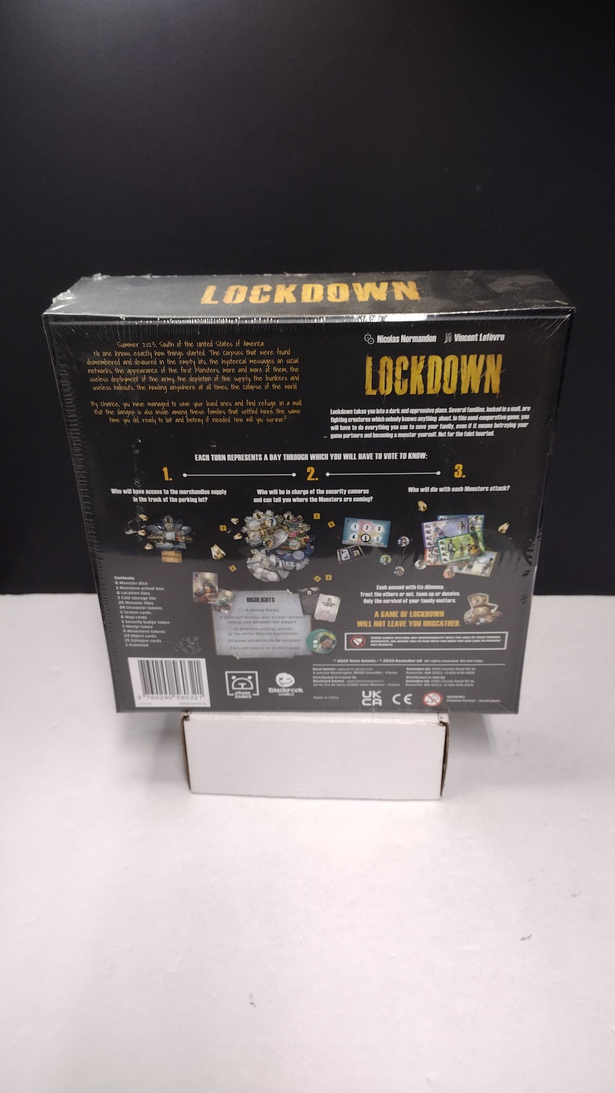 Lockdown Board Game by Blackrock Games / LORP - New Factory Sealed