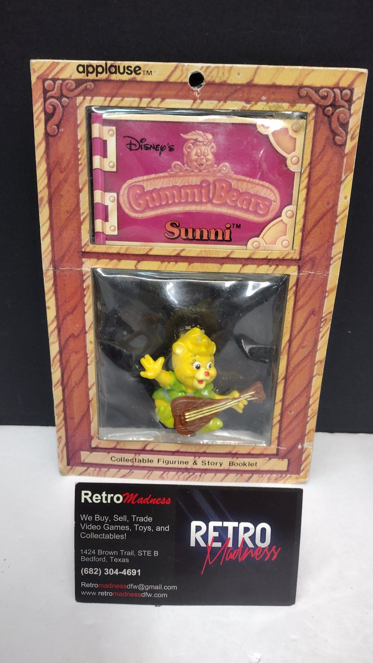 1985 Applause Disney's Adventures of the Gummi Bears Sunni Figure Booklet Box