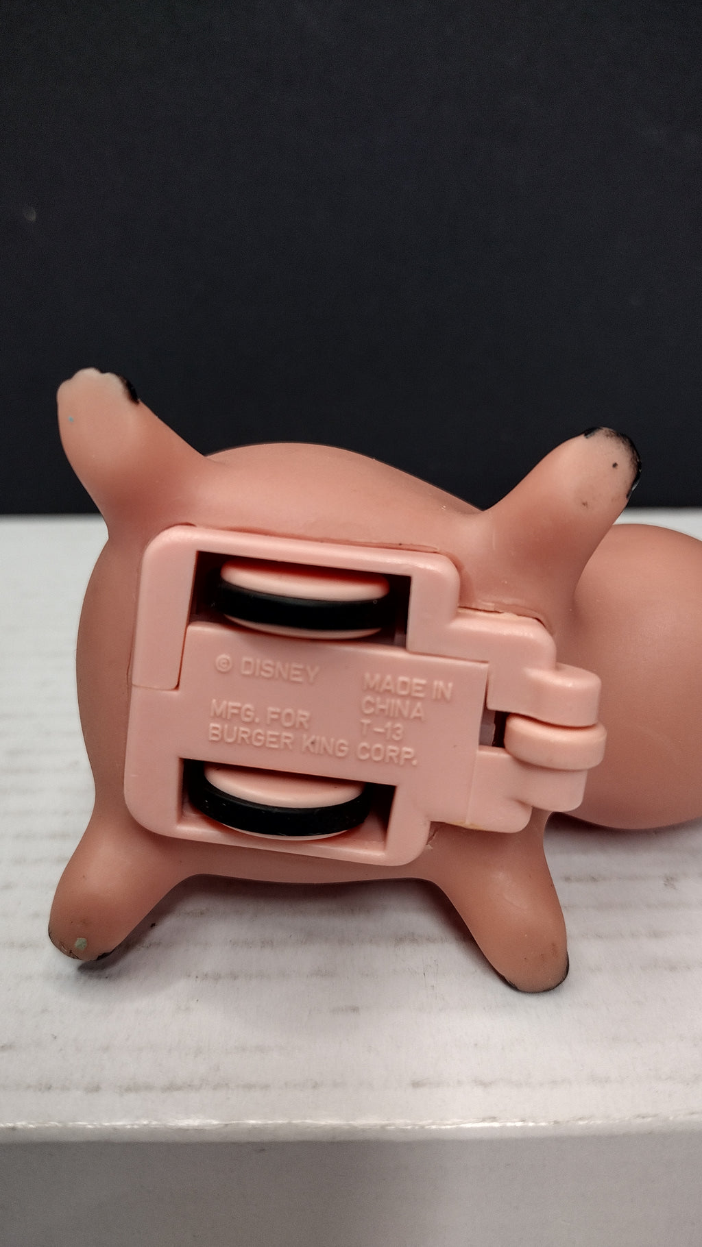Vintage 1995 Disney Pixar Toy Story Hamm the Piggy Bank Burger King Kids Club Figure (Loose)