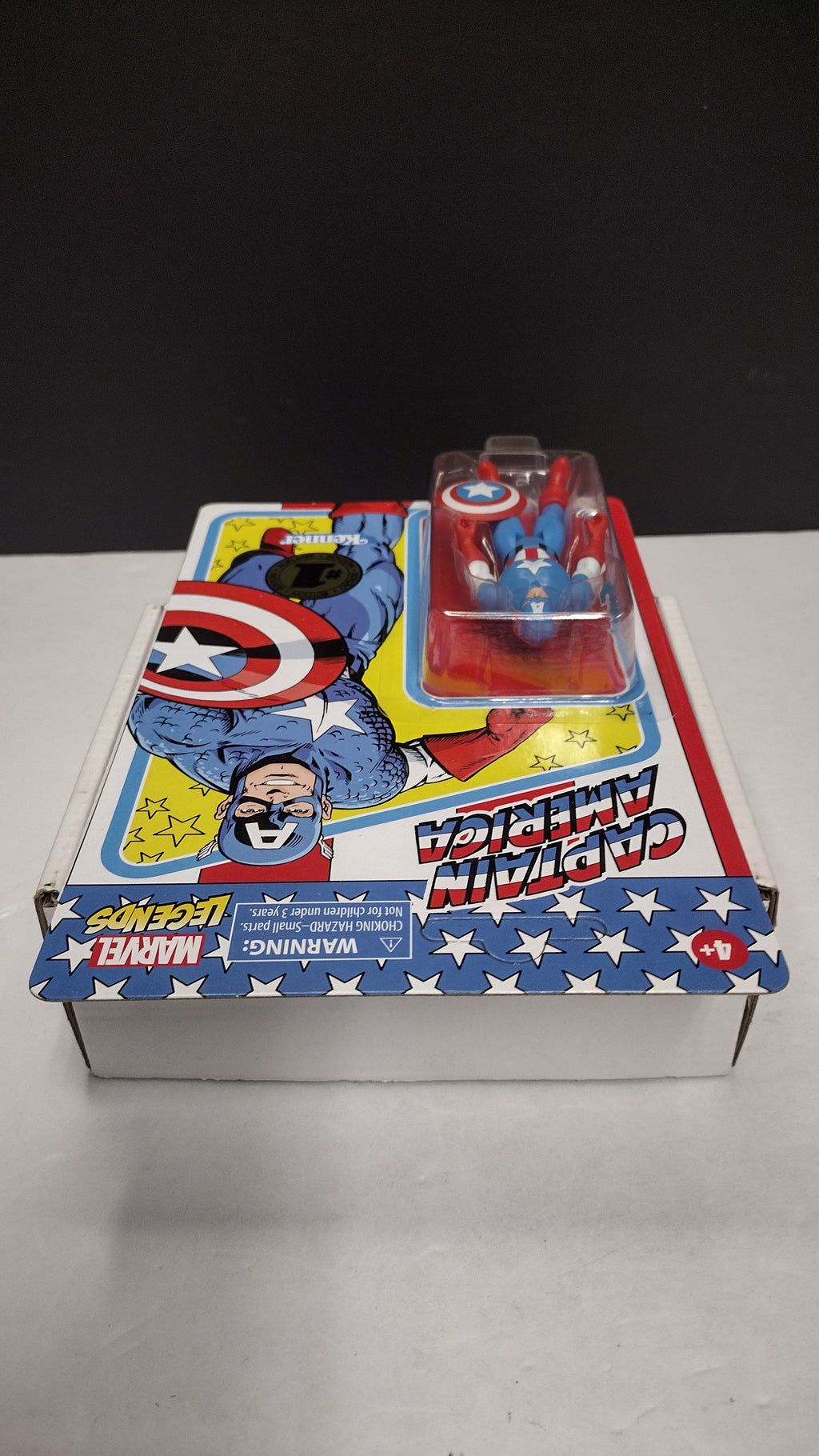 Hasbro Marvel Legends Retro 3.75-Inch Black Panther & Captain America 2-Pack NIB (Open Outer Box)