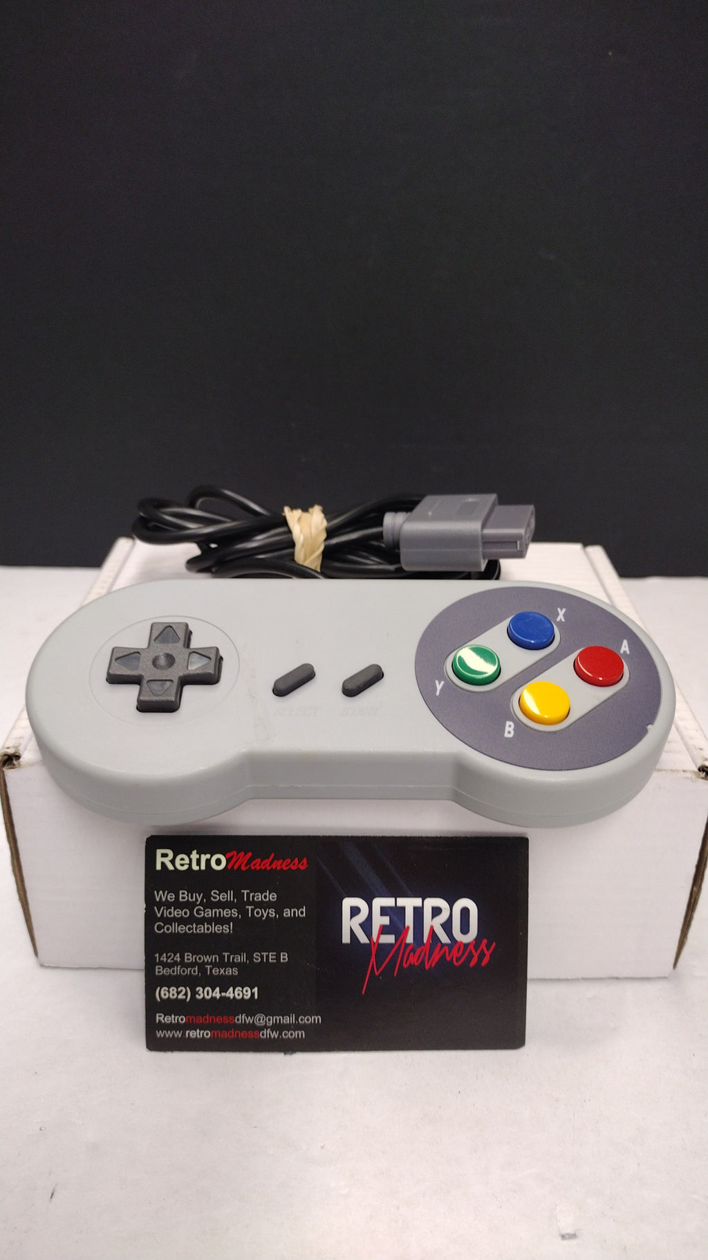 Unbranded 3rd Party- Super NES Wired Controller- Tested