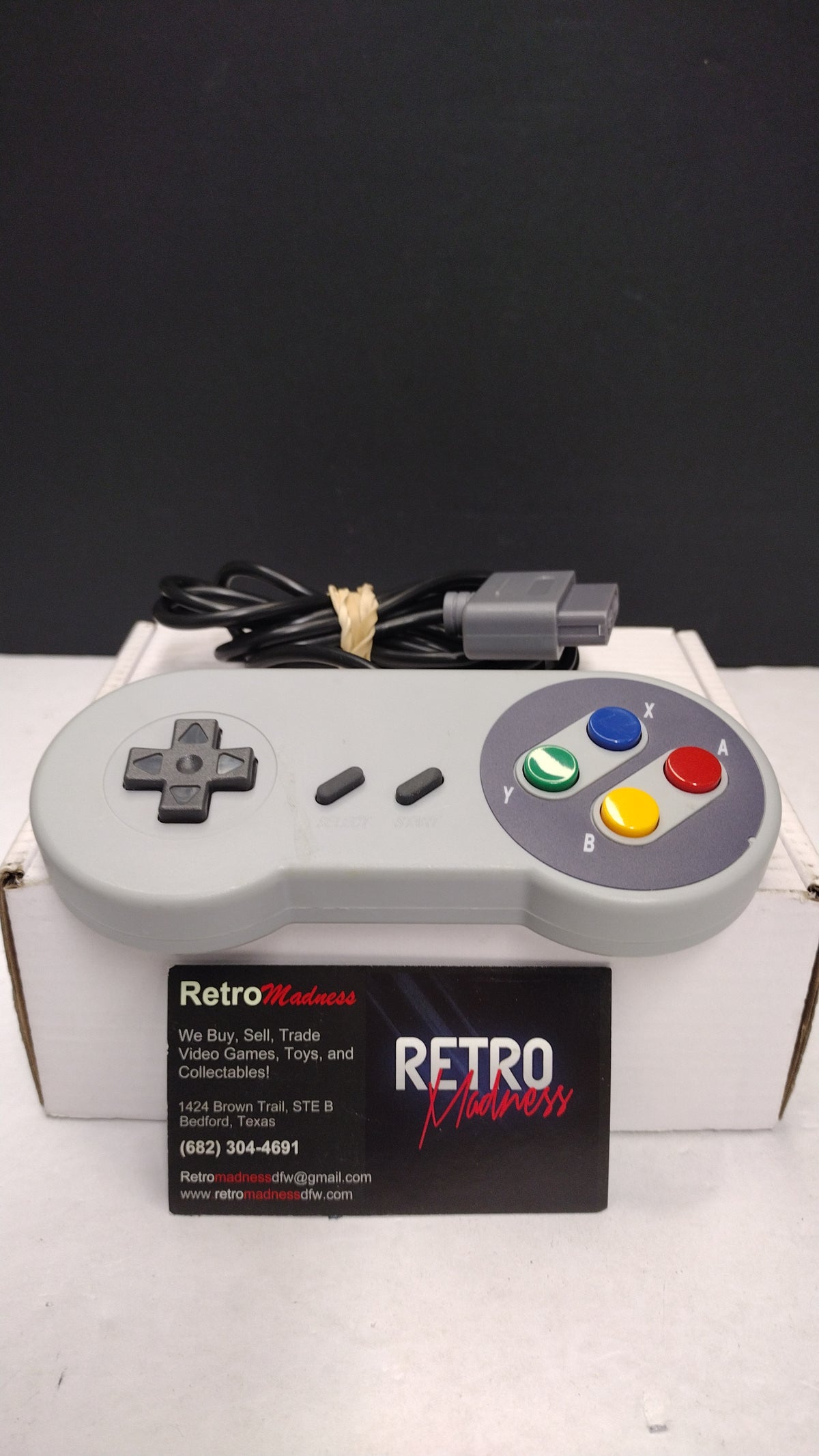 Unbranded 3rd Party- Super NES Wired Controller- Tested