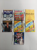 Lot of 7 Nintendo DS Manuals Instruction Booklets No Games