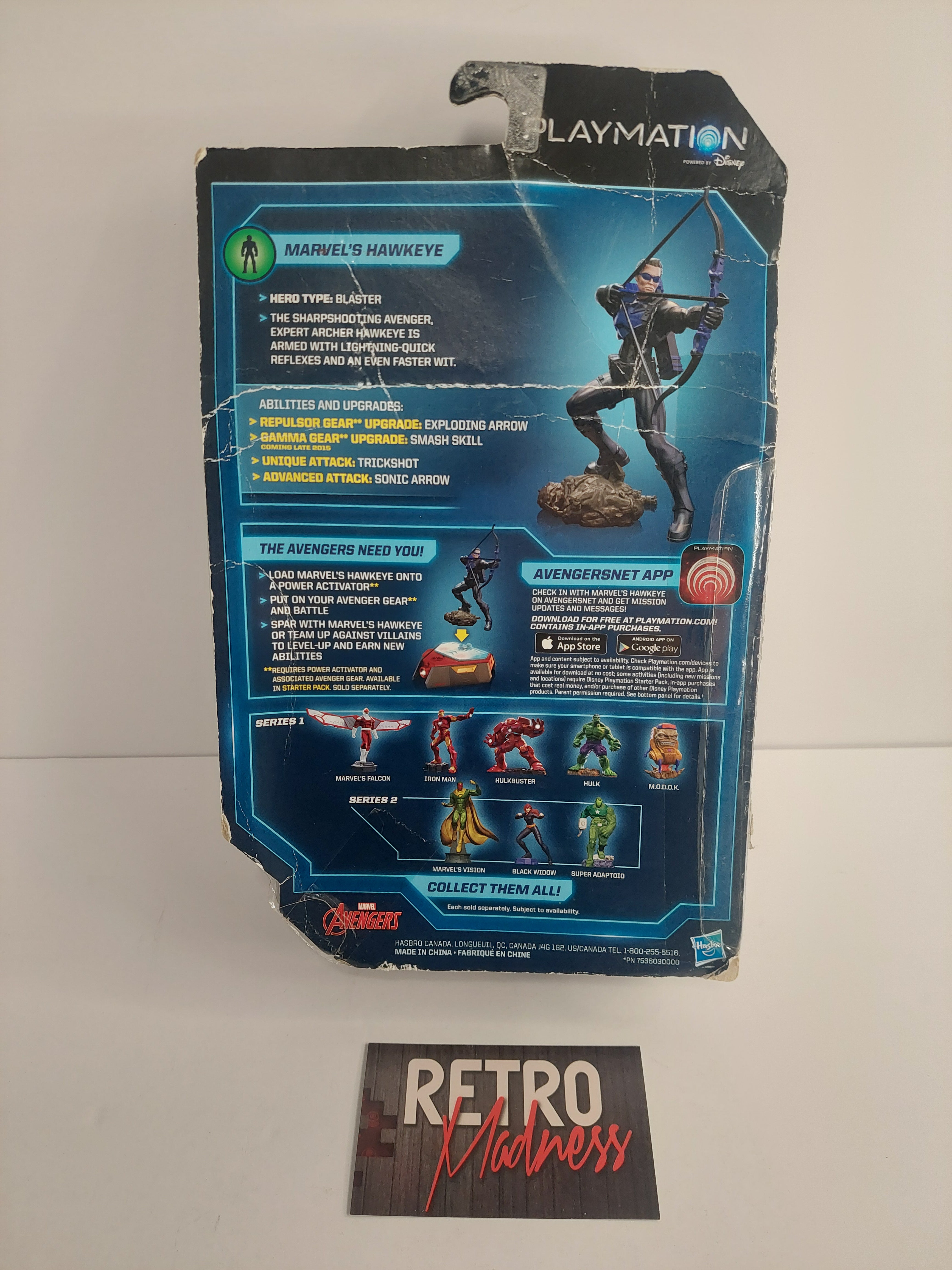 Disney Playmation Marvel Avengers Hawkeye Hero Smart Figure