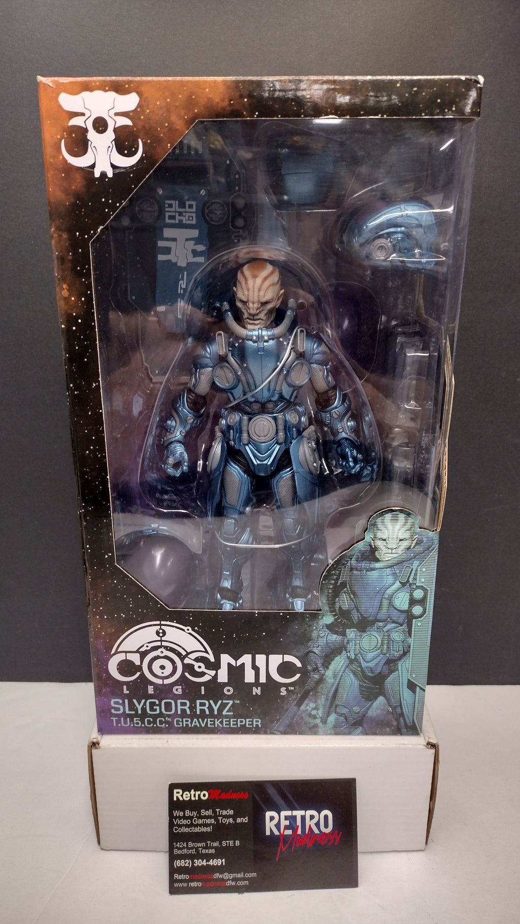 Four Horsemen Cosmic Legions T.U.5.C.C. Gravekeeper Action Figure (Sealed in Box)