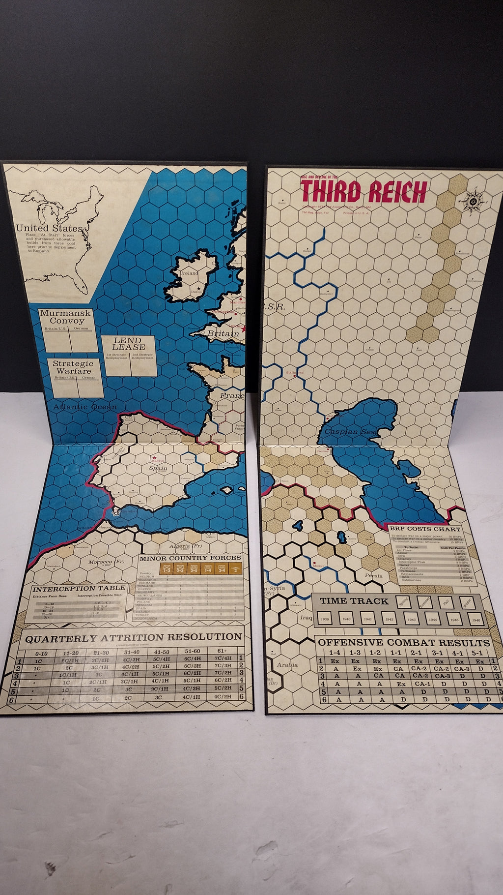 Vintage Avalon Hill Bookcase Game #813 – Rise and Decline of the Third Reich