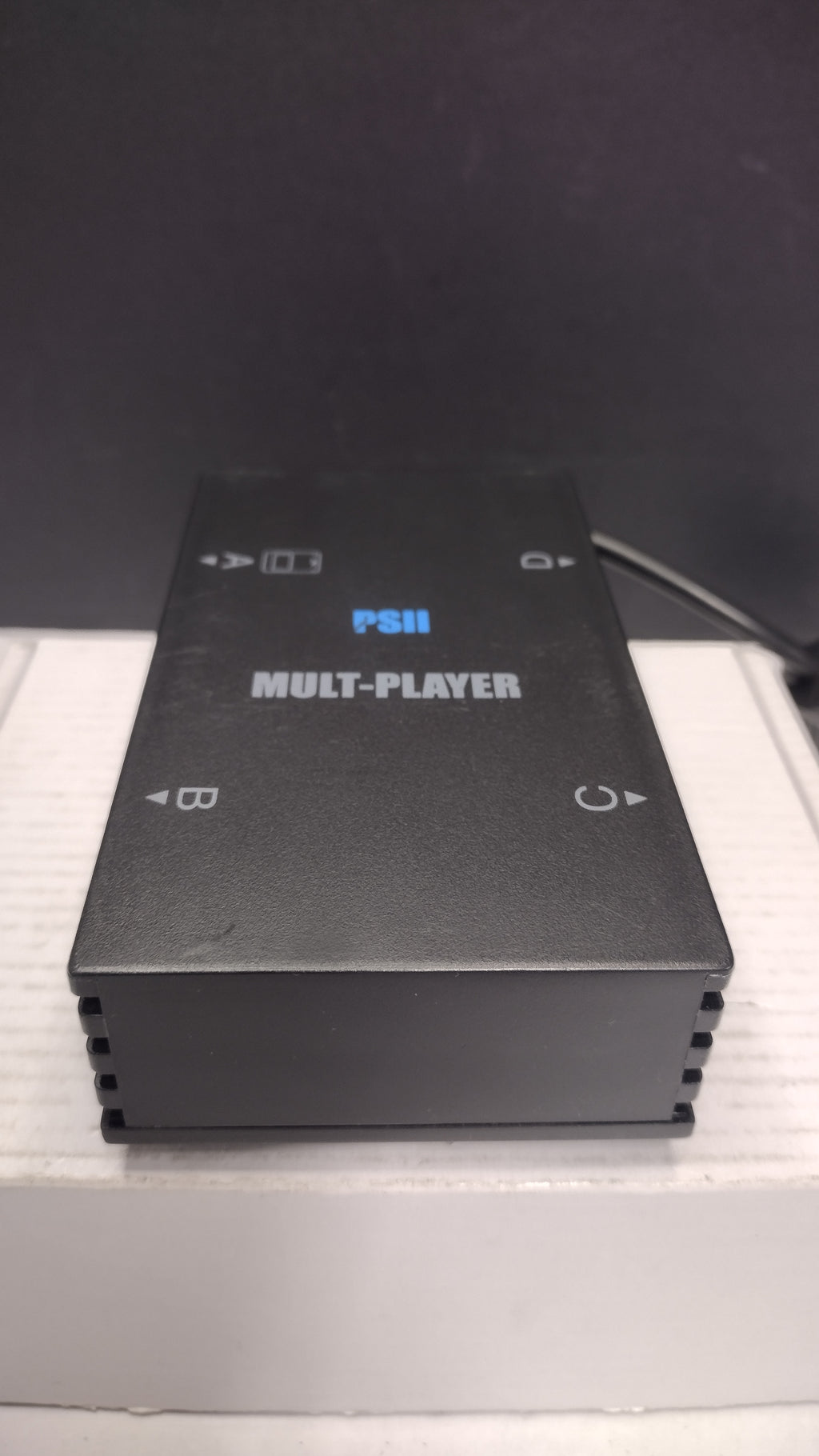 PS2 Multi-Player- Multitap Adapter- Unbranded- PSII Black Console- Tested