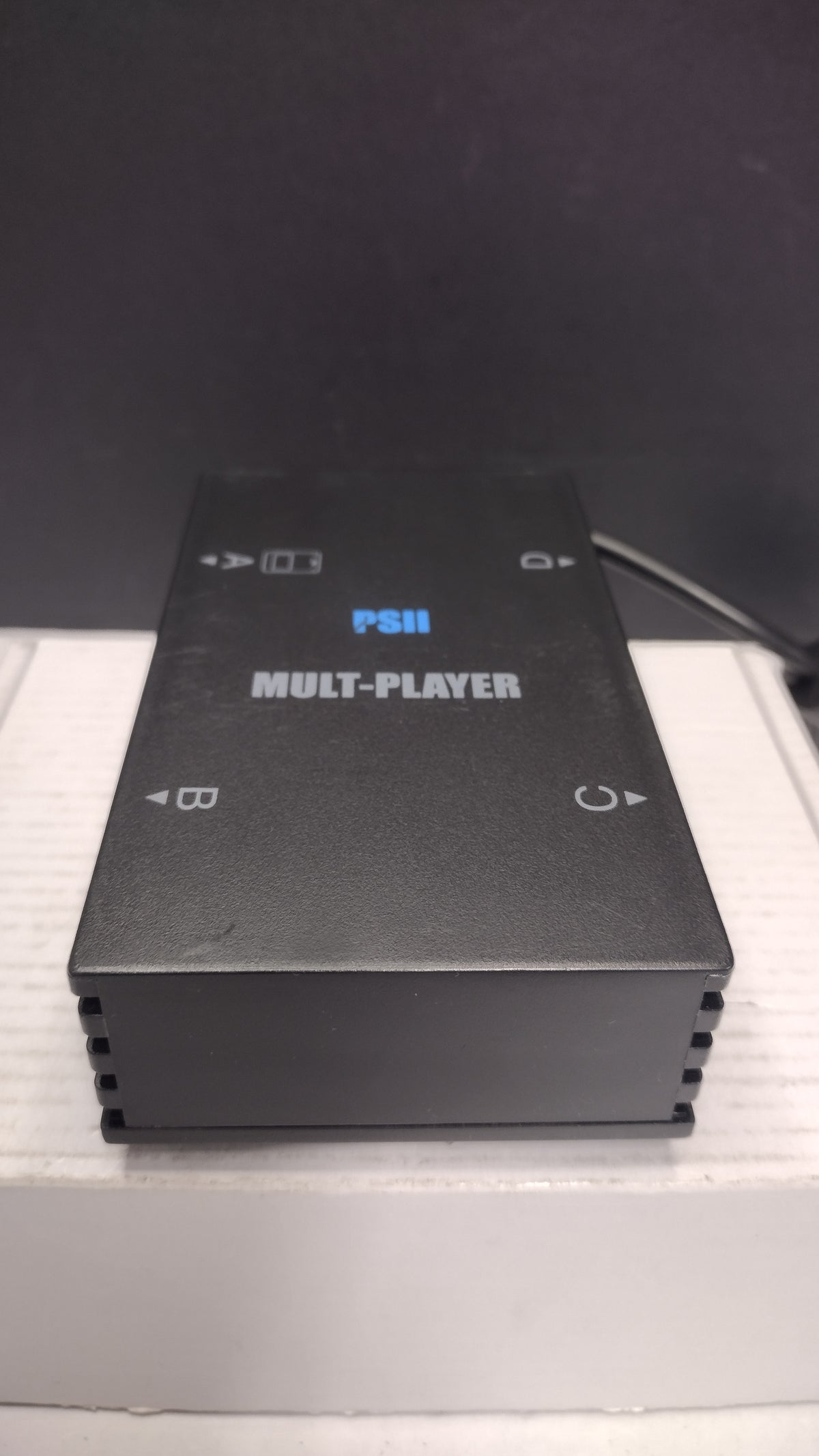 PS2 Multi-Player- Multitap Adapter- Unbranded- PSII Black Console- Tested