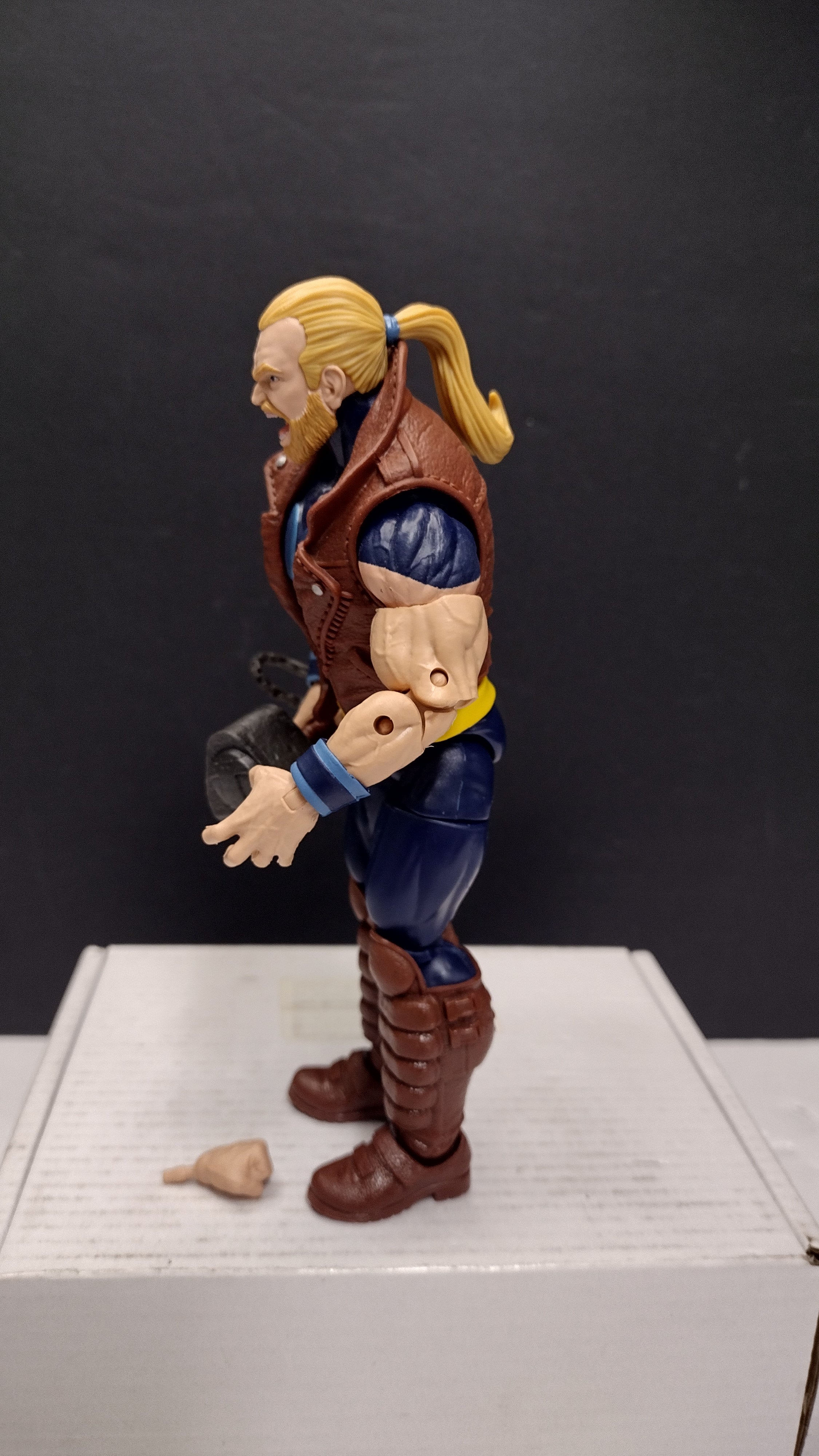 Marvel Legends Series Classic Comic Thunderstrike (Eric Masterson) 6-Inch Action Figure (Hasbro Joe Fixit Wave - Loose w/ Hammer & 1 Extra Hand)