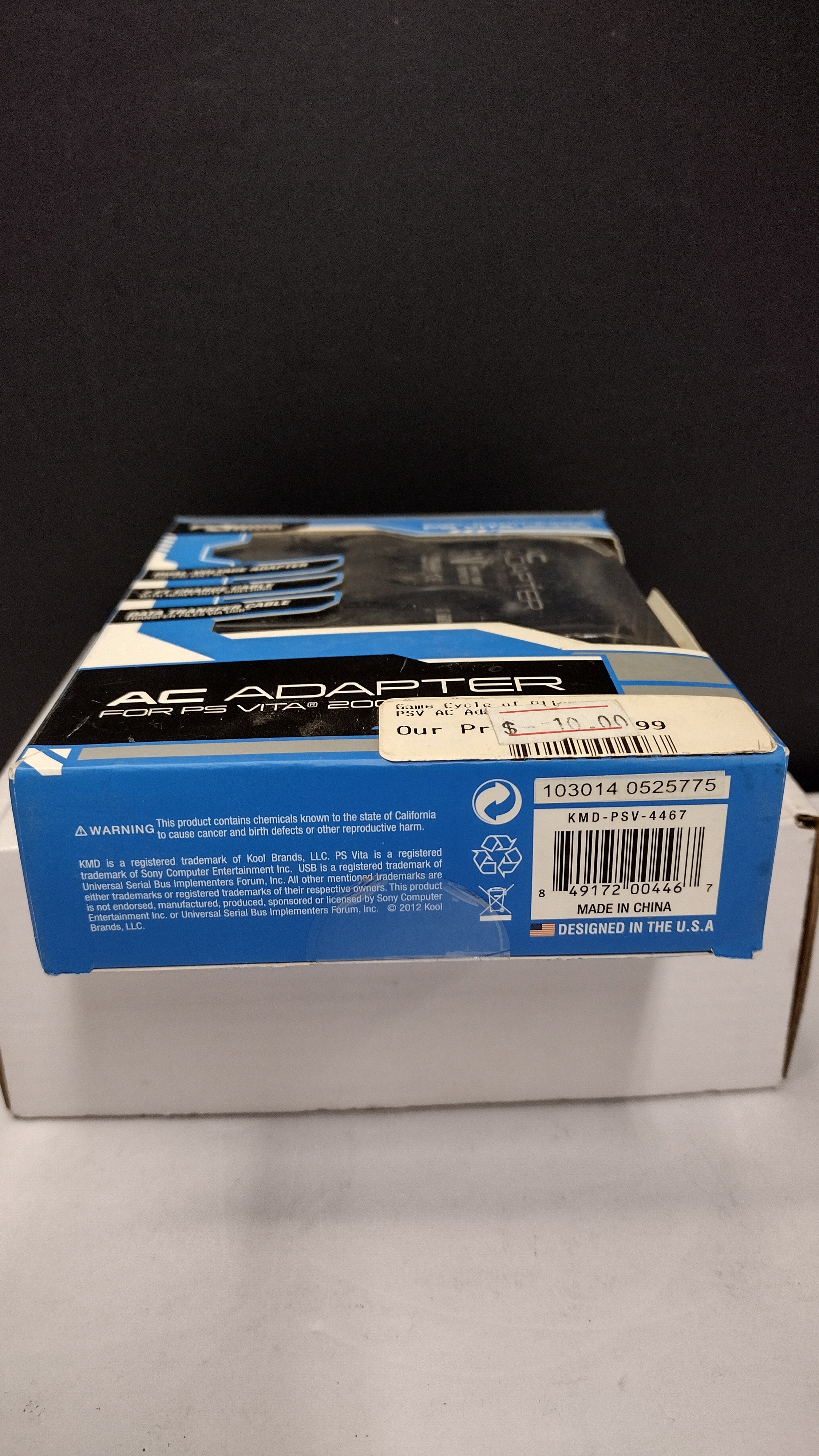 KMD AC Adapter for PlayStation Vita 2000 – 7ft Power Cable (Brand New)