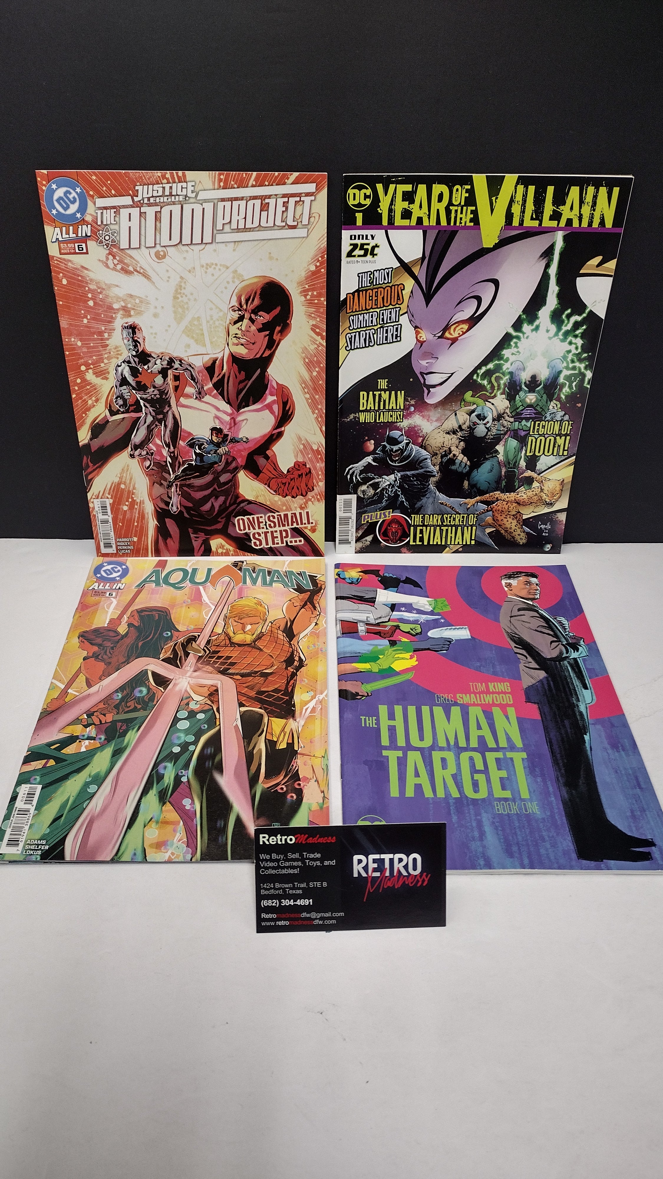 DC Comics Modern Era Lot – 4 Book Set - Lot F3 (Brand New / Unread)