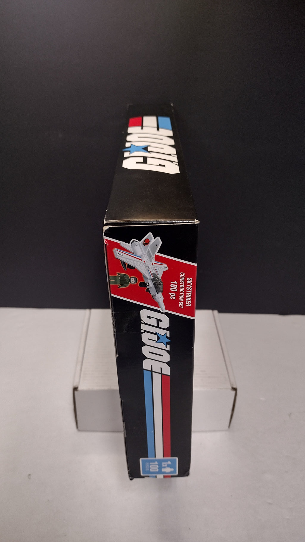 G.I. Joe Hasbro Skystriker Construction Block Set (Model GJ3522-02) NIB – Sealed & Complete (Front Corner Sticker Damage)