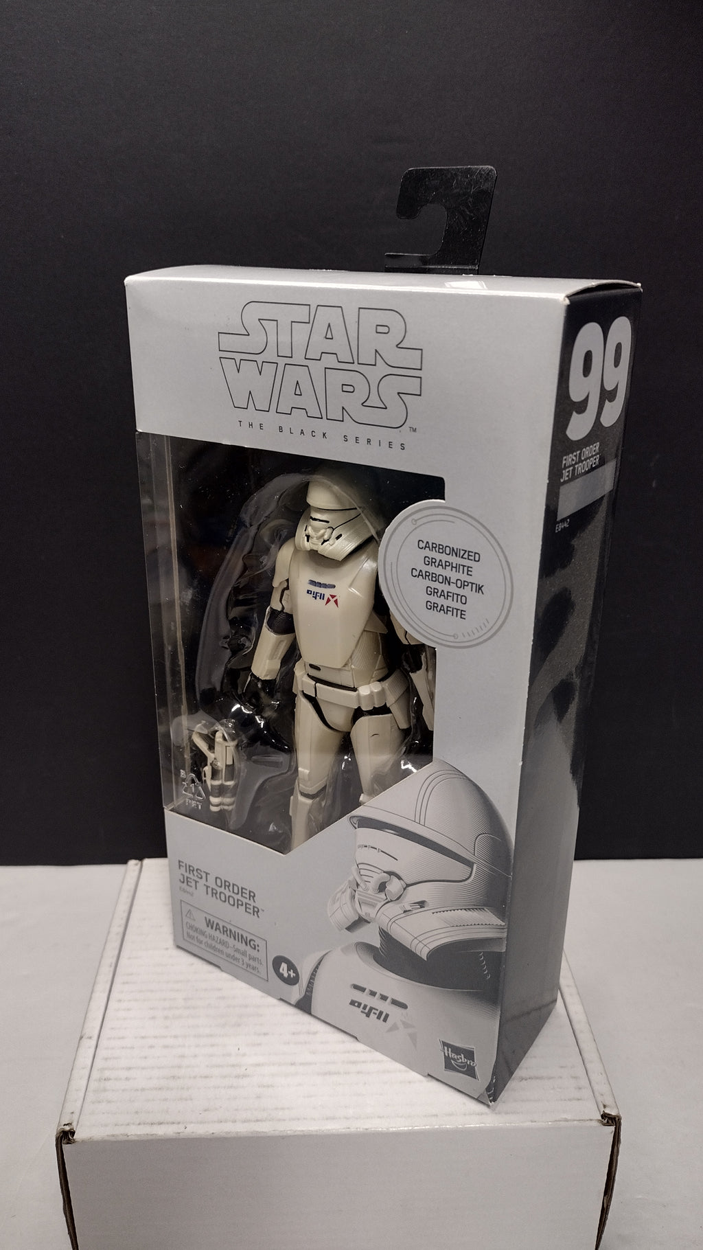 Hasbro Star Wars The Black Series First Order Jet Trooper Carbonized Collection 6" Action Figure (Walmart Exclusive - Brand New & Factory Sealed)