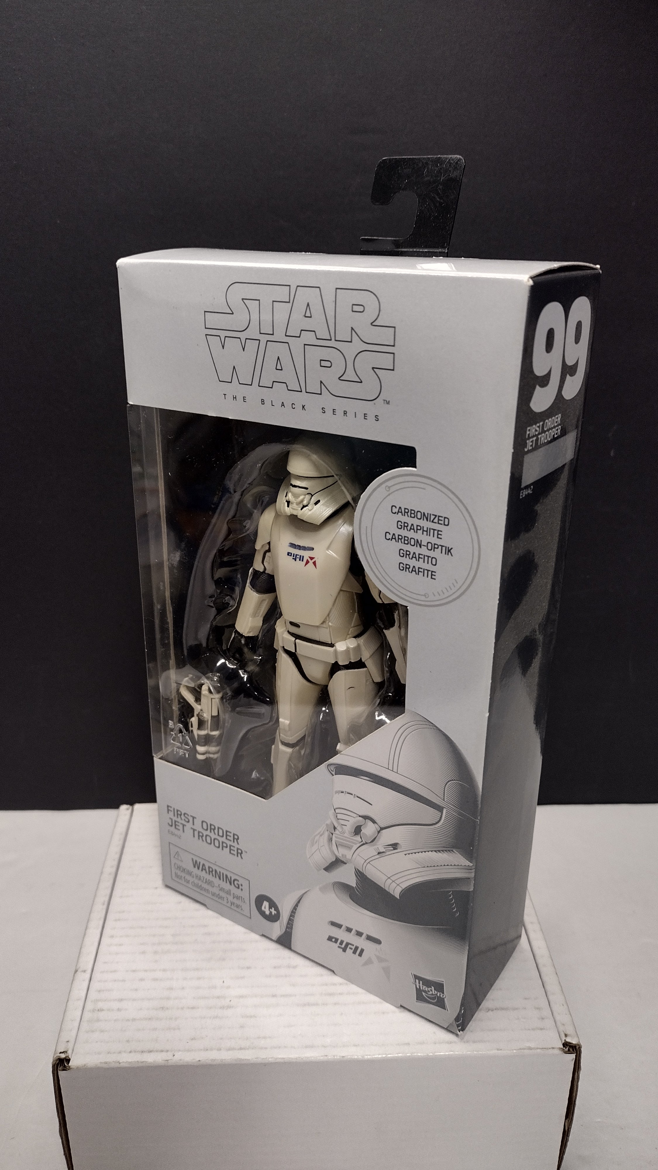 Hasbro Star Wars The Black Series First Order Jet Trooper Carbonized Collection 6" Action Figure (Walmart Exclusive - Brand New & Factory Sealed)