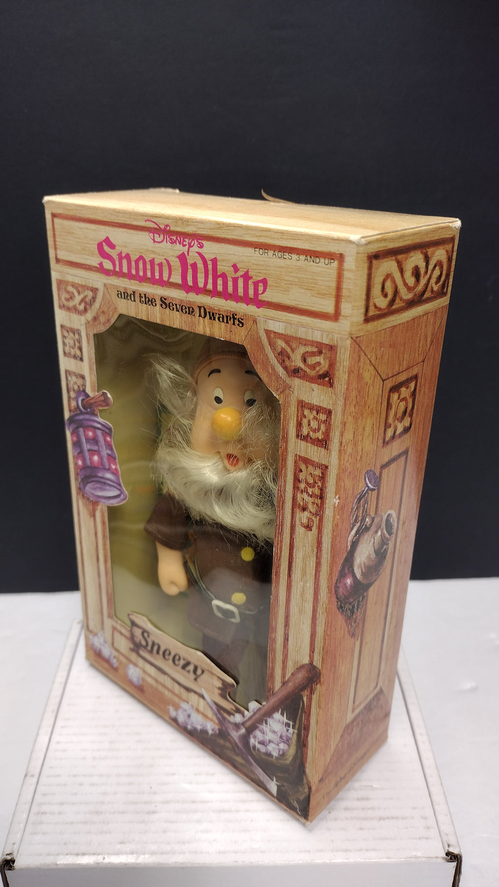 Rare Vintage Bikin Disney Snow White & the Seven Dwarfs "Sneezy" 6.5-Inch Figure (New in Box / Open Box)