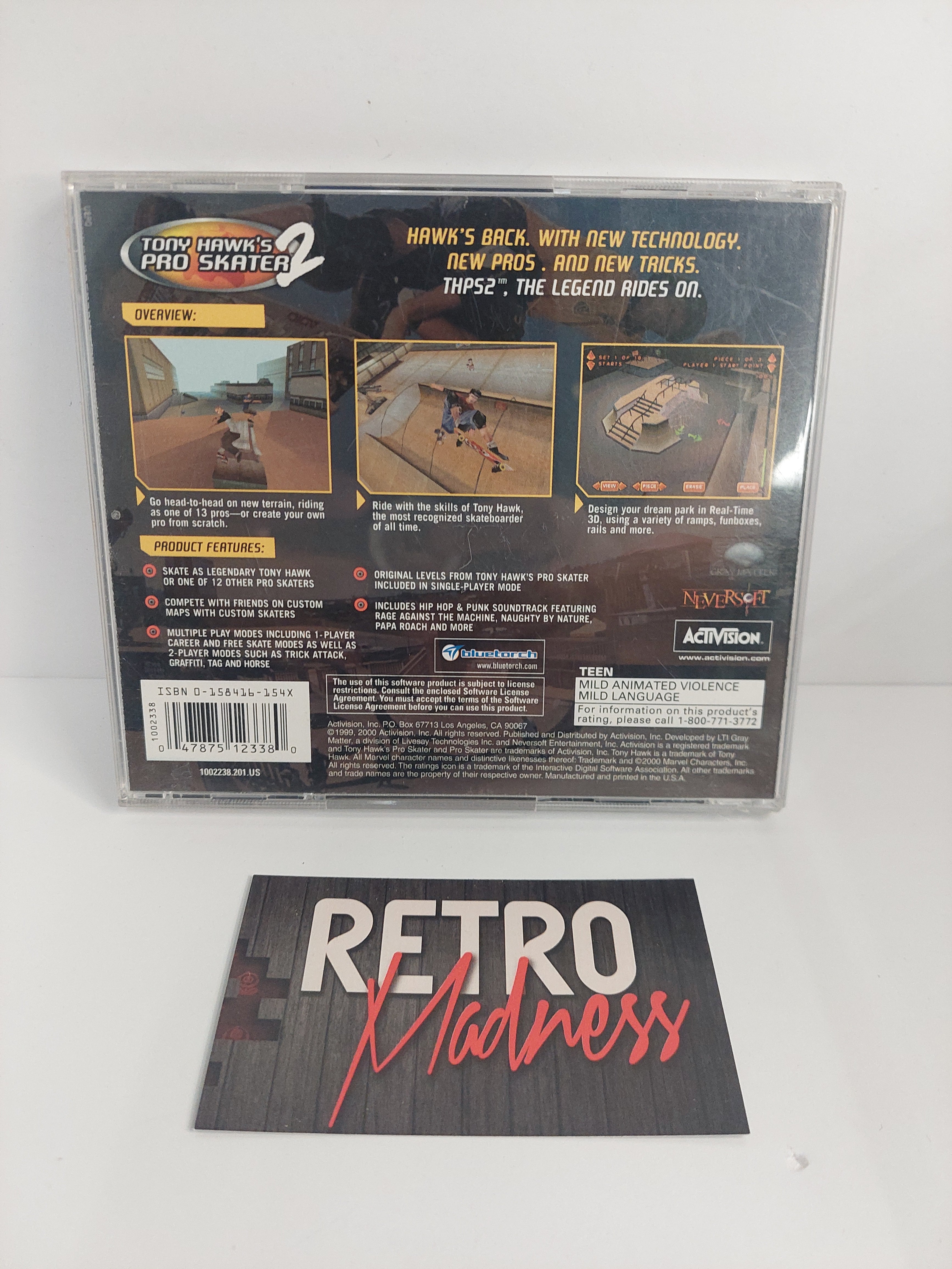 Tony Hawk's Pro Skater 2 Activision PC CD-ROM