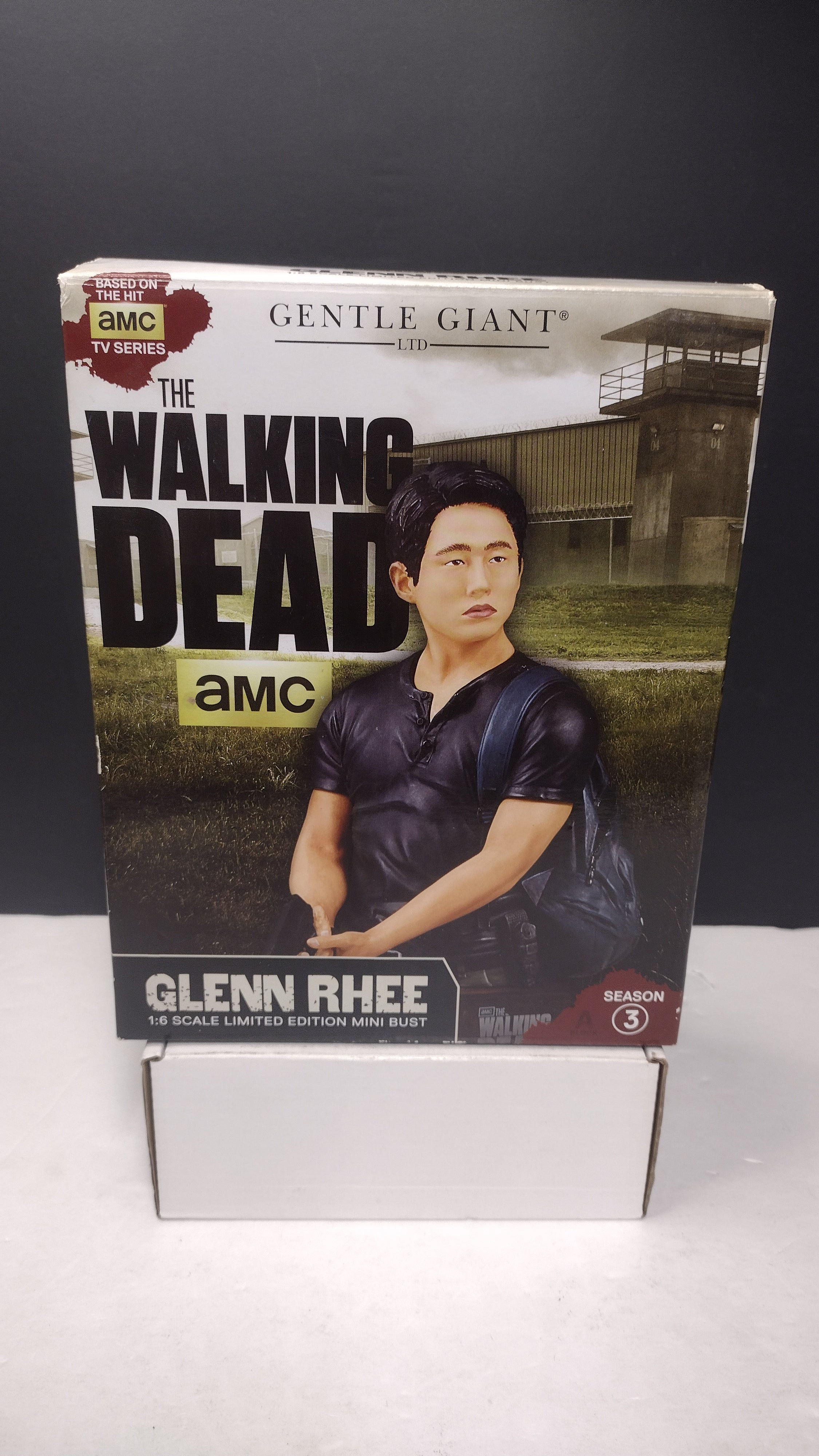2015 Gentle Giant The Walking Dead Glenn Rhee Limited Edition Mini Bust Statue #106 (Open Box / Great Condition)