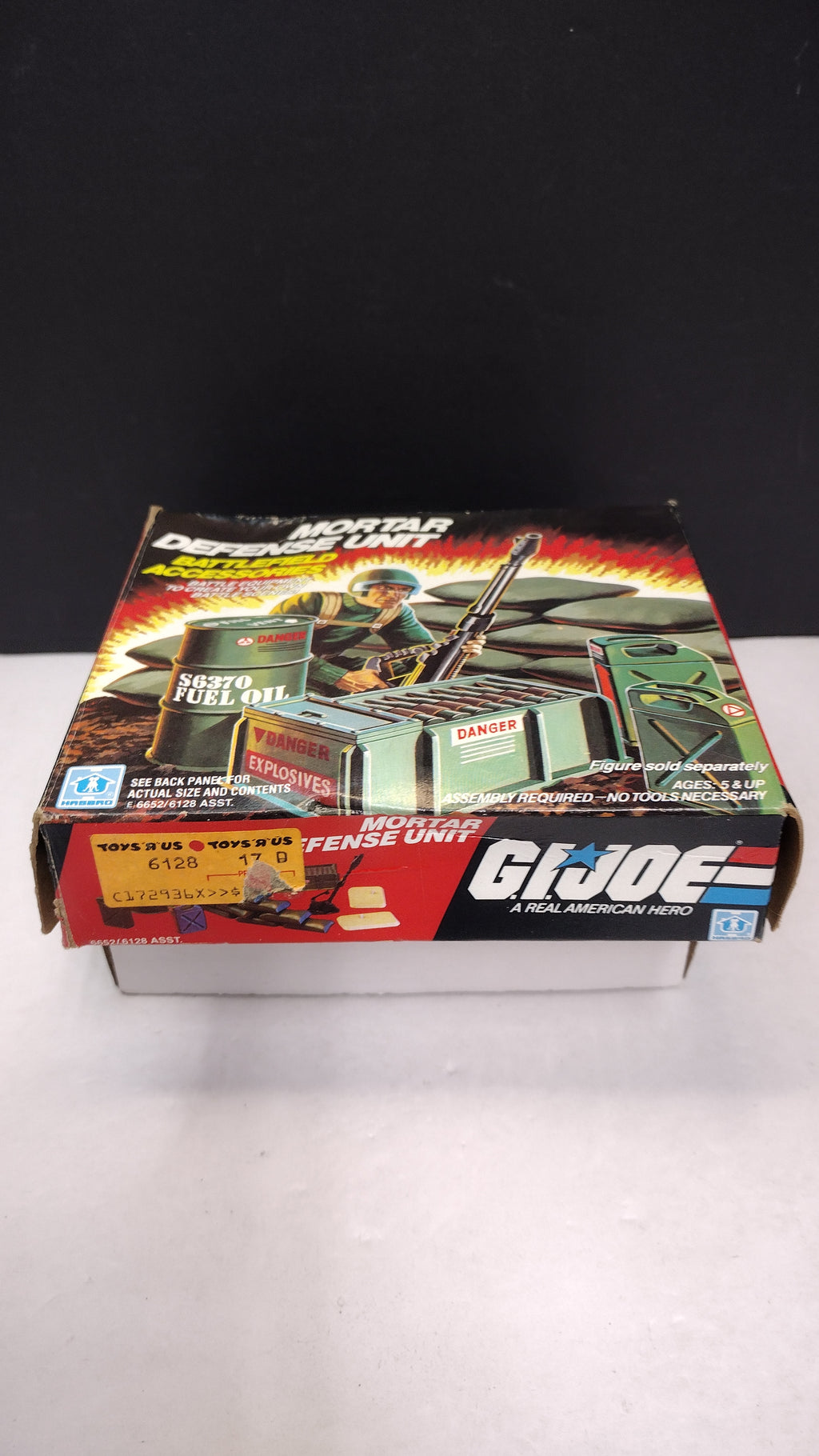 GI Joe Mortar Defense Unit EMPTY BOX ONLY Hasbro Vintage 1980s