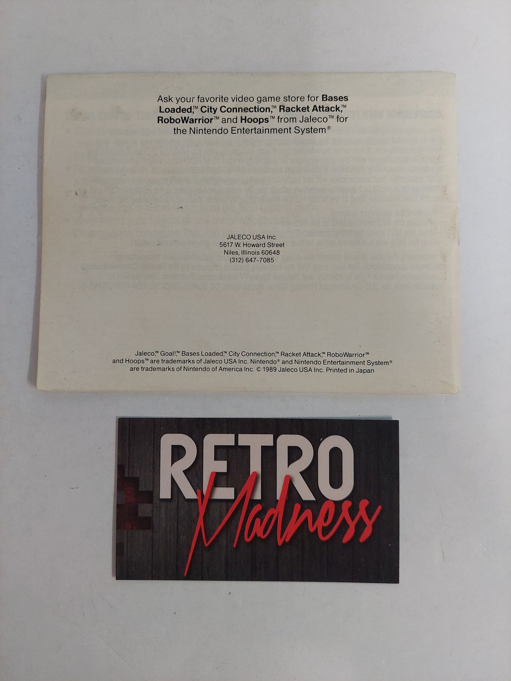 Vintage Nintendo NES Manual Instruction Booklet ONLY No Game