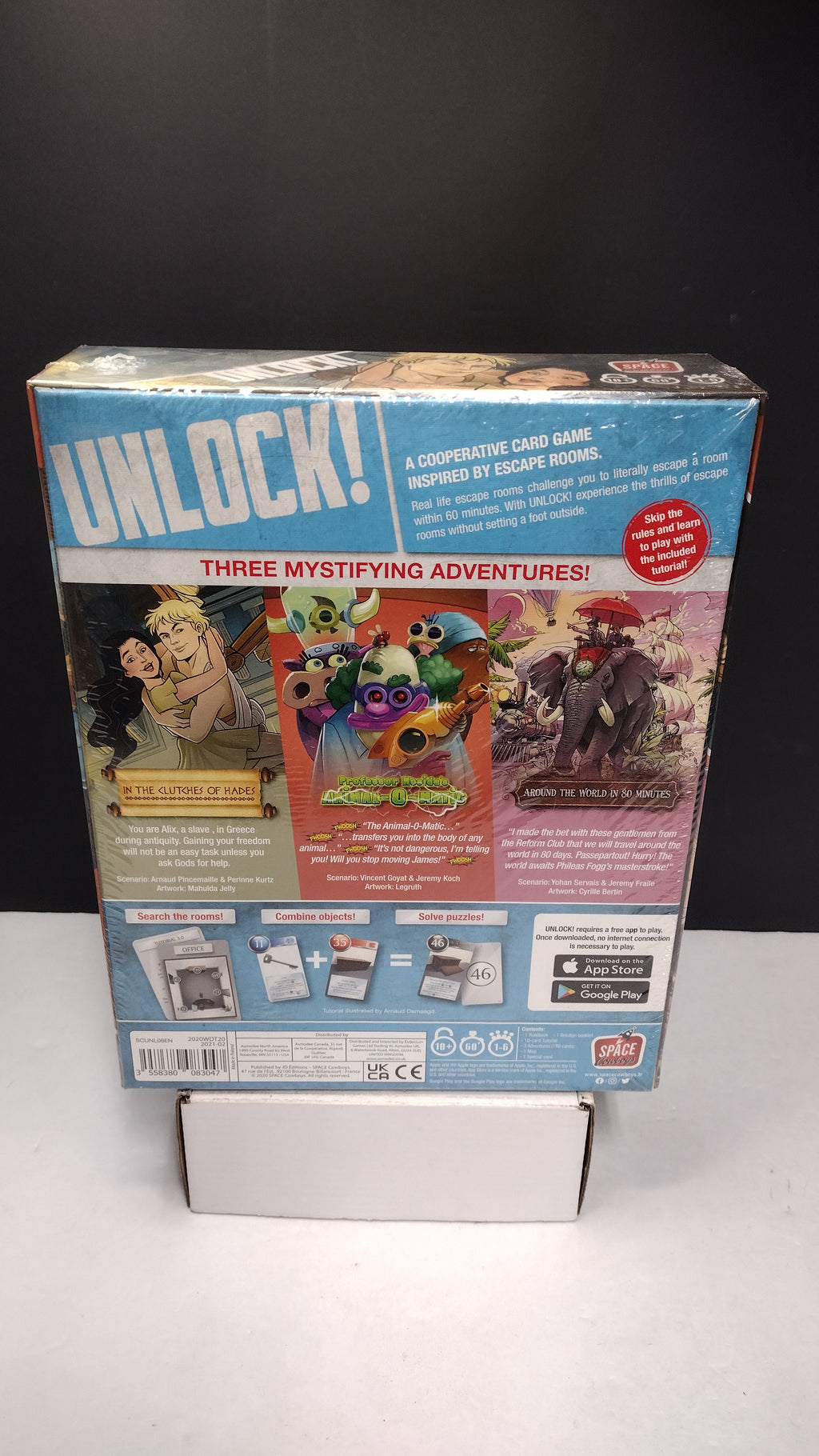 Unlock! Mythic Adventures Escape Room Board Game 3-in-1 Box Set New Sealed