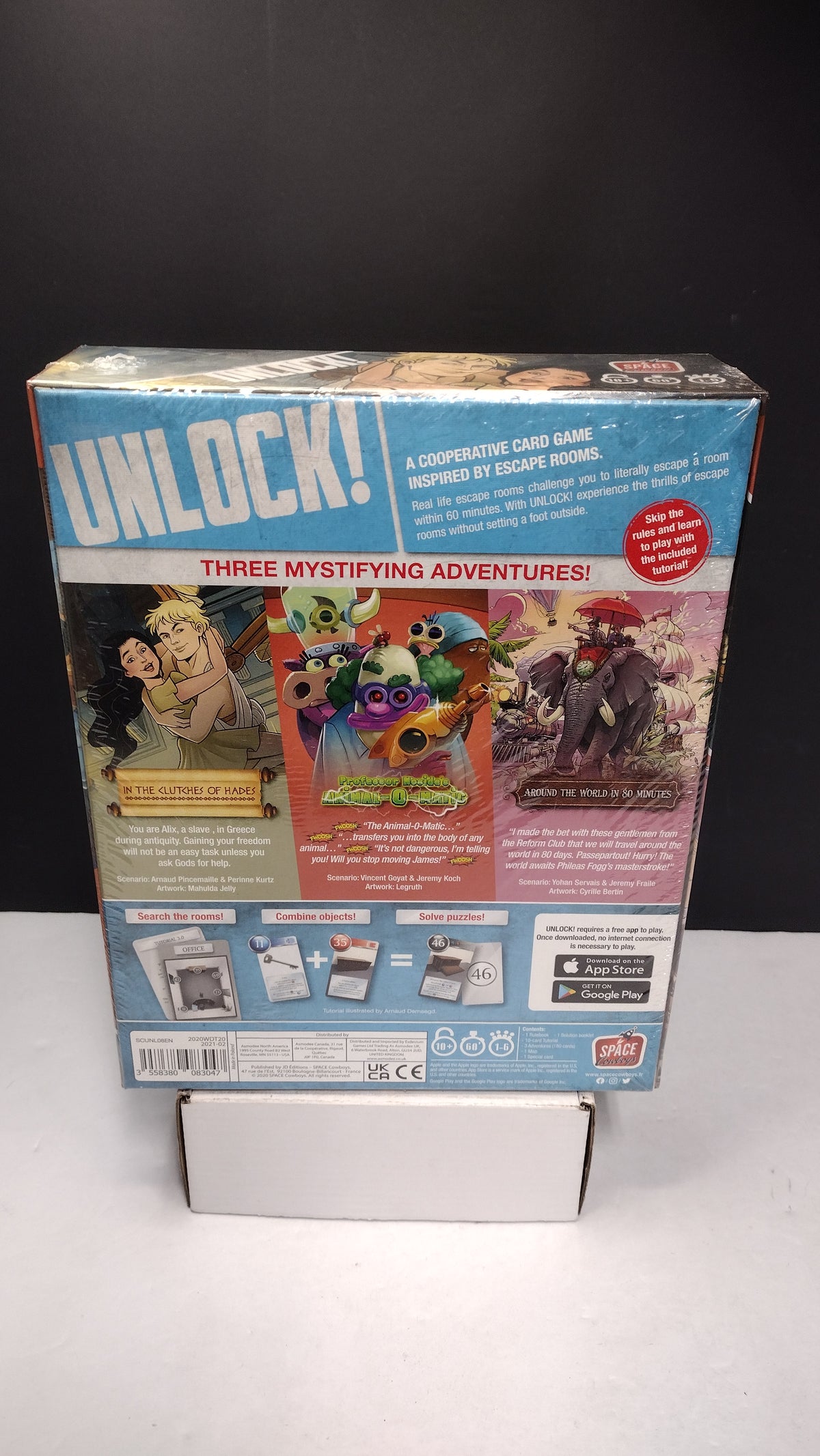 Unlock! Mythic Adventures Escape Room Board Game 3-in-1 Box Set New Sealed