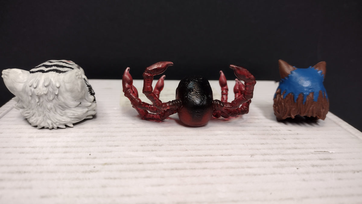 Marvel Legends BAF Heads- Lot Of 5- Gambit, Demogoblin, The Void, Titus, Capwolf