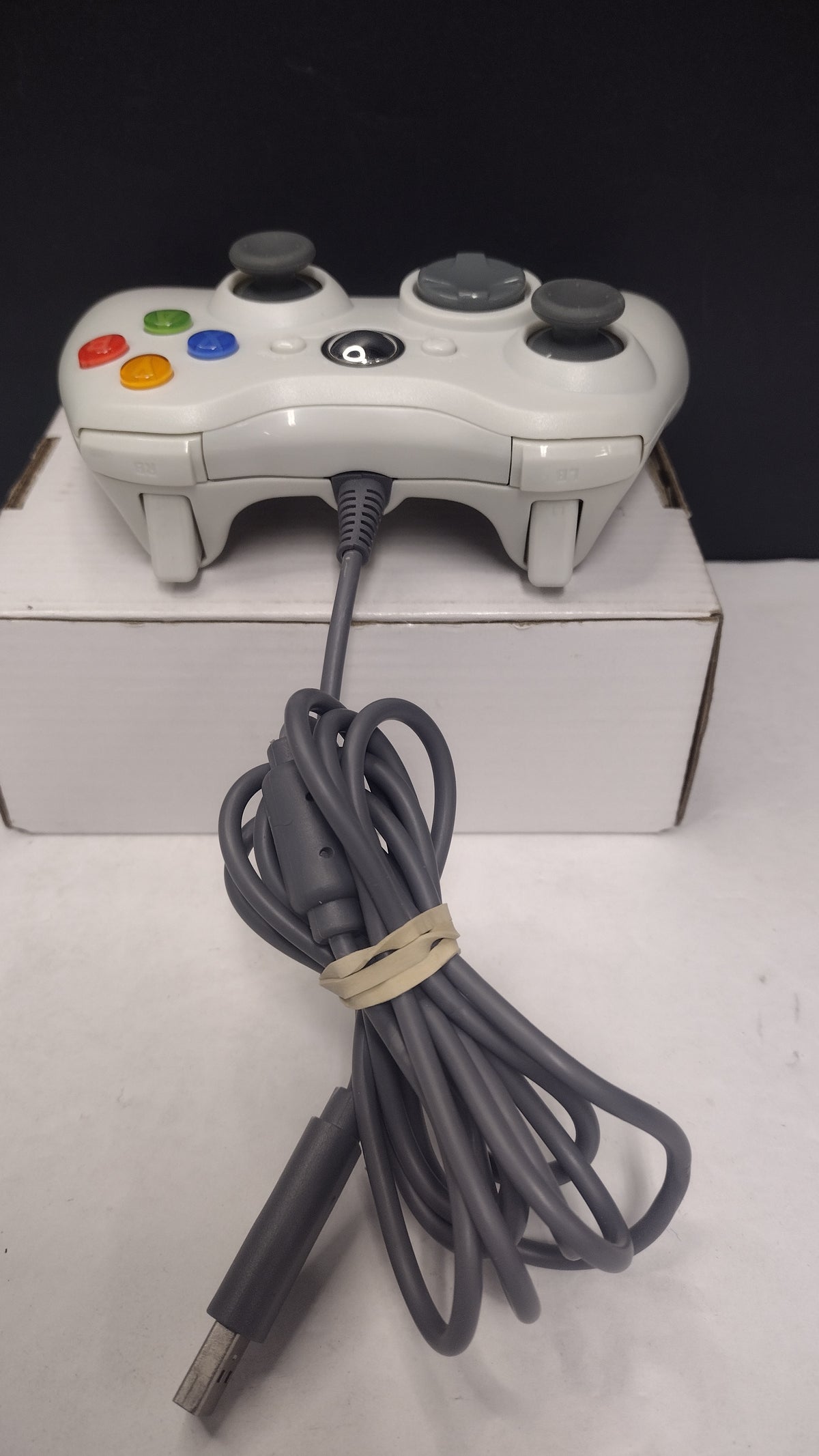White Wired Controller for Xbox 360 Third Party Generic Gamepad Tested