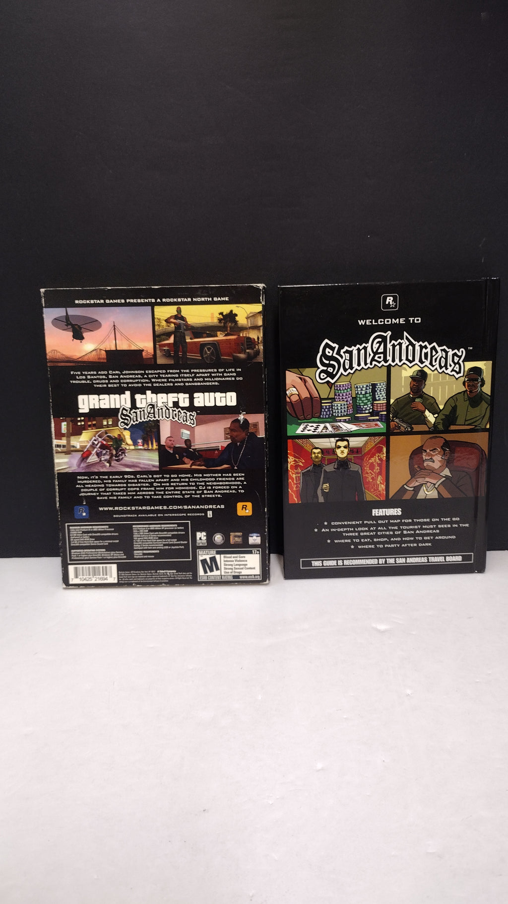 Grand Theft Auto San Andreas City Guides Strategy Book NO CD-ROM