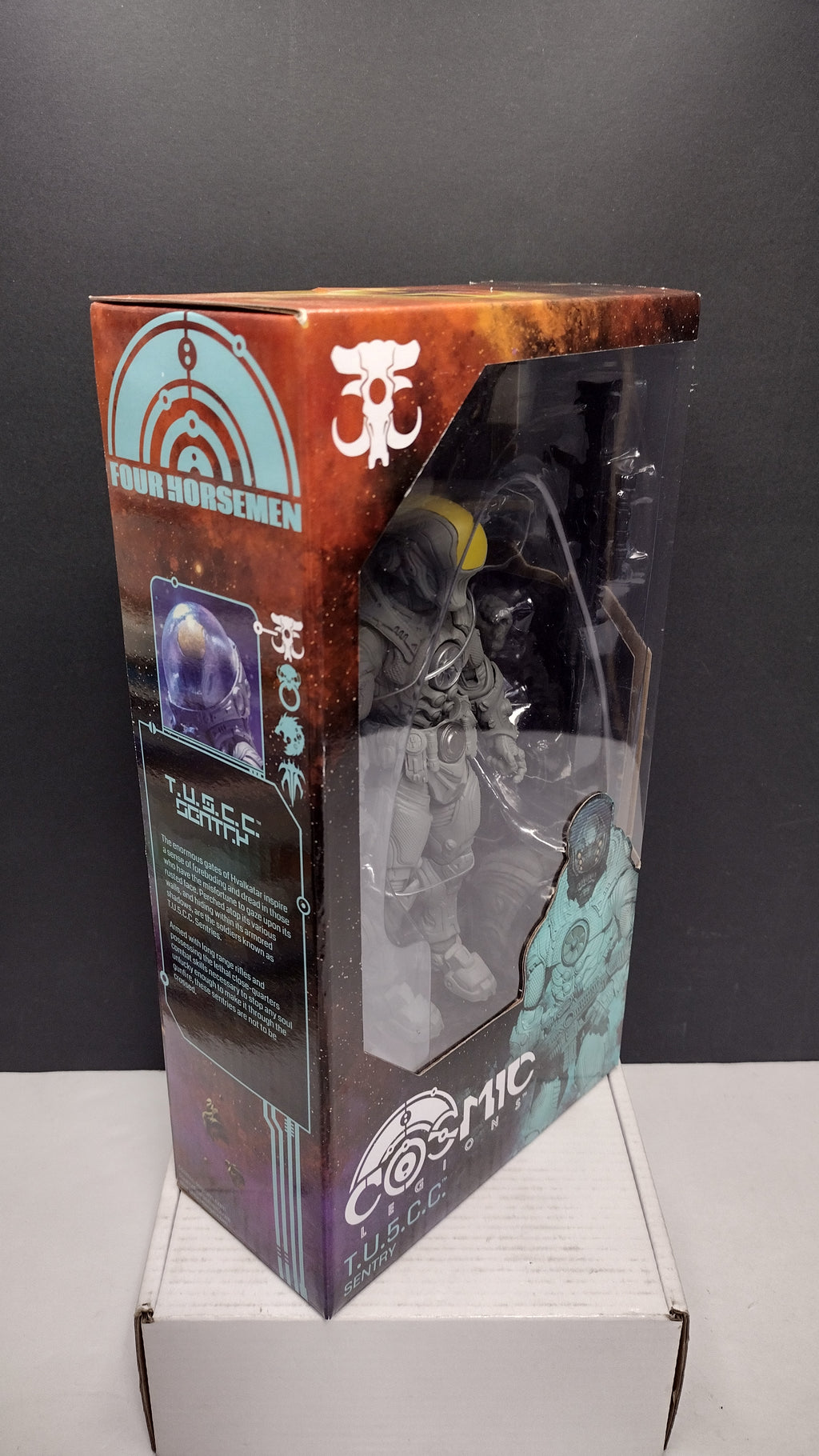 Four Horsemen Cosmic Legions T.U.5.C.C. Sentry Action Figure (Sealed in Box)
