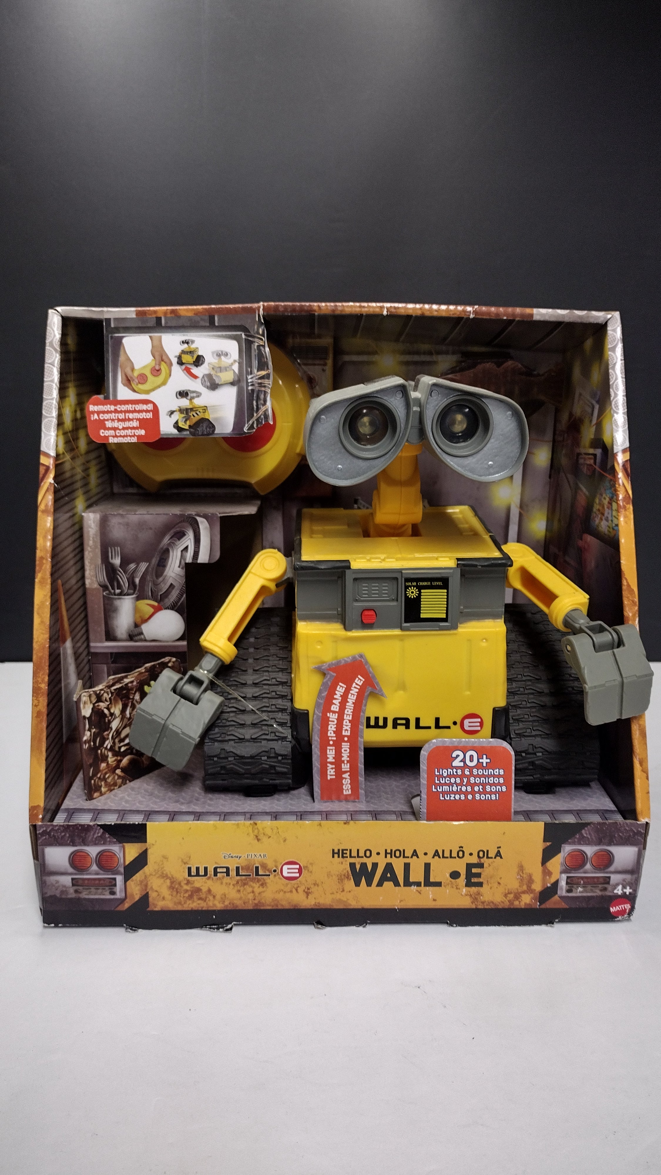 Hello Wall-E Disney Remote Control Robot With Box (Tested and Working)