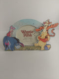 Winnie the Pooh and friends decorative frame on a white background