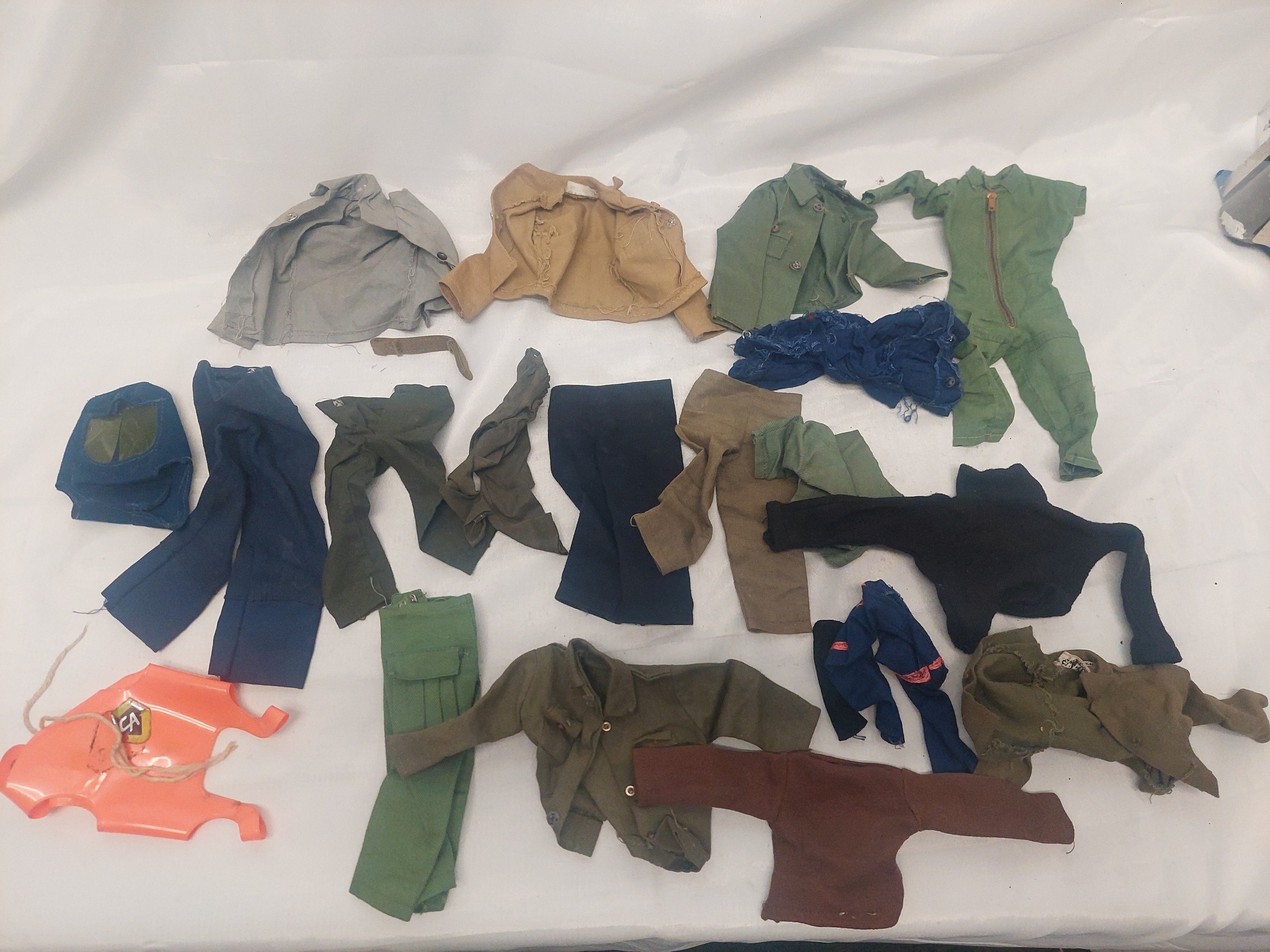 Vintage Lot of Hasbro G.I. Joe Uniforms