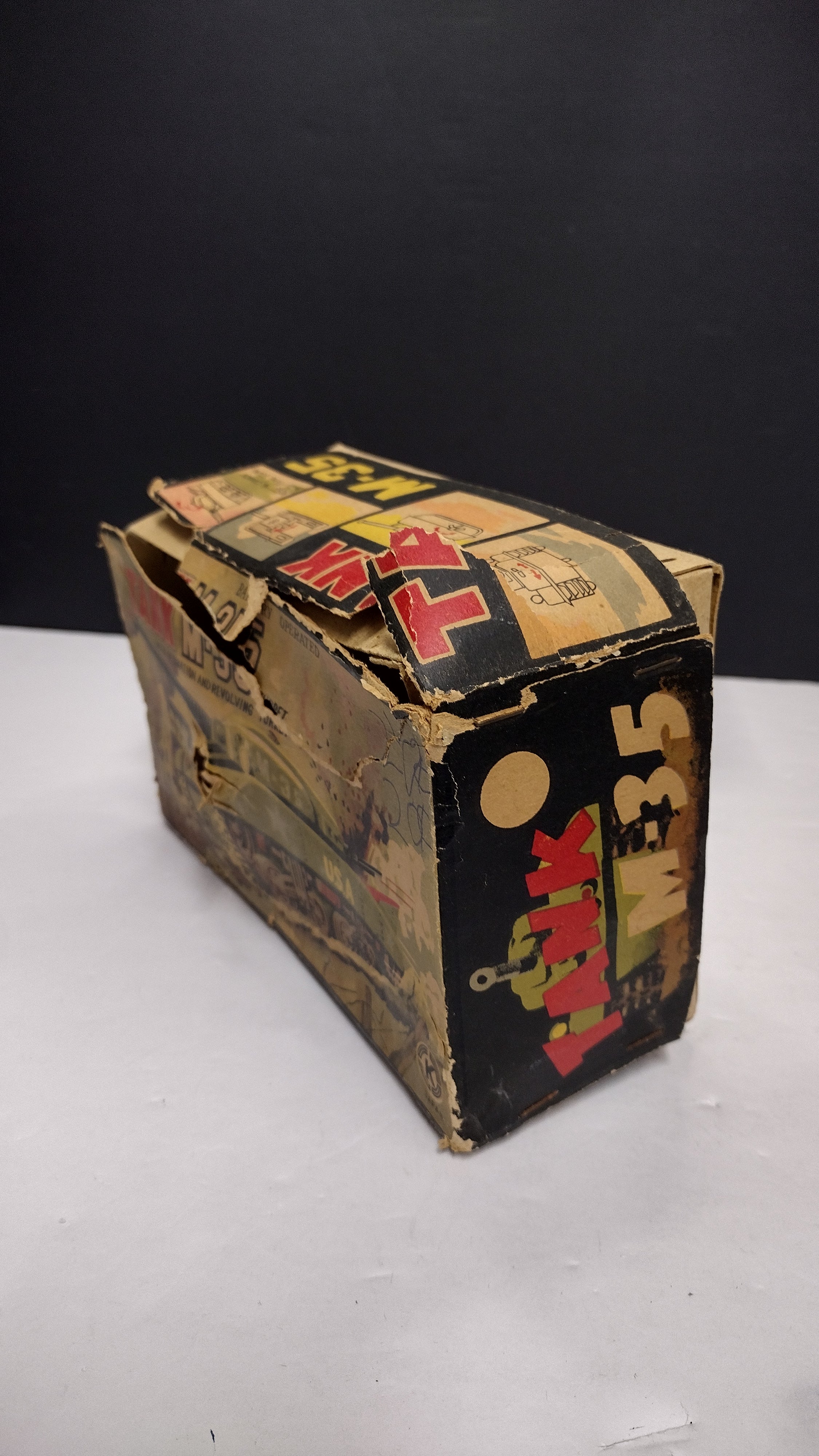 Ultra Rare Cragstan Japan M-35 Military Tank – Vintage 1950s Tin Toy
