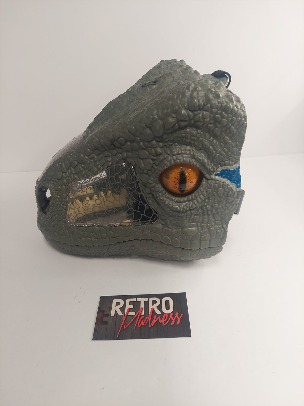Jurassic World Velociraptor Blue Chomp N Roar Adjustable Mask Tested