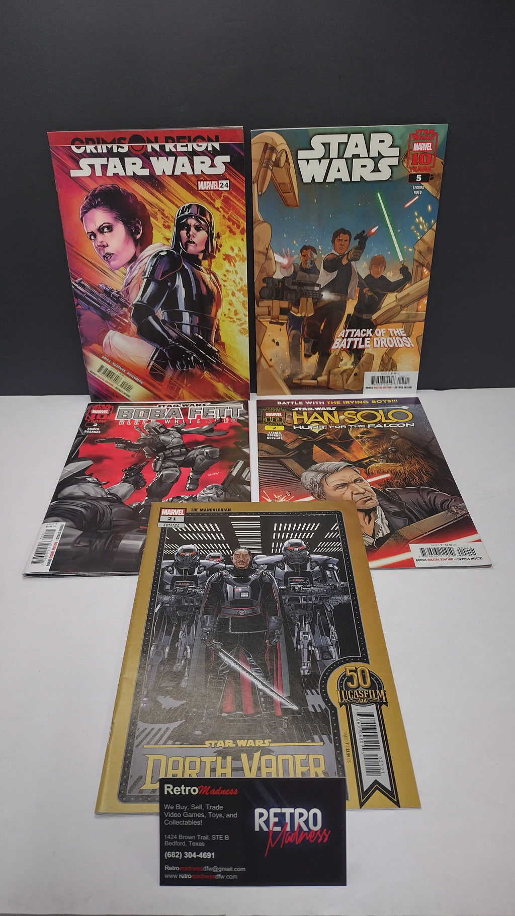 Star Wars Modern Era Lot – 5 Book Set - Lot E (Brand New / Unread)