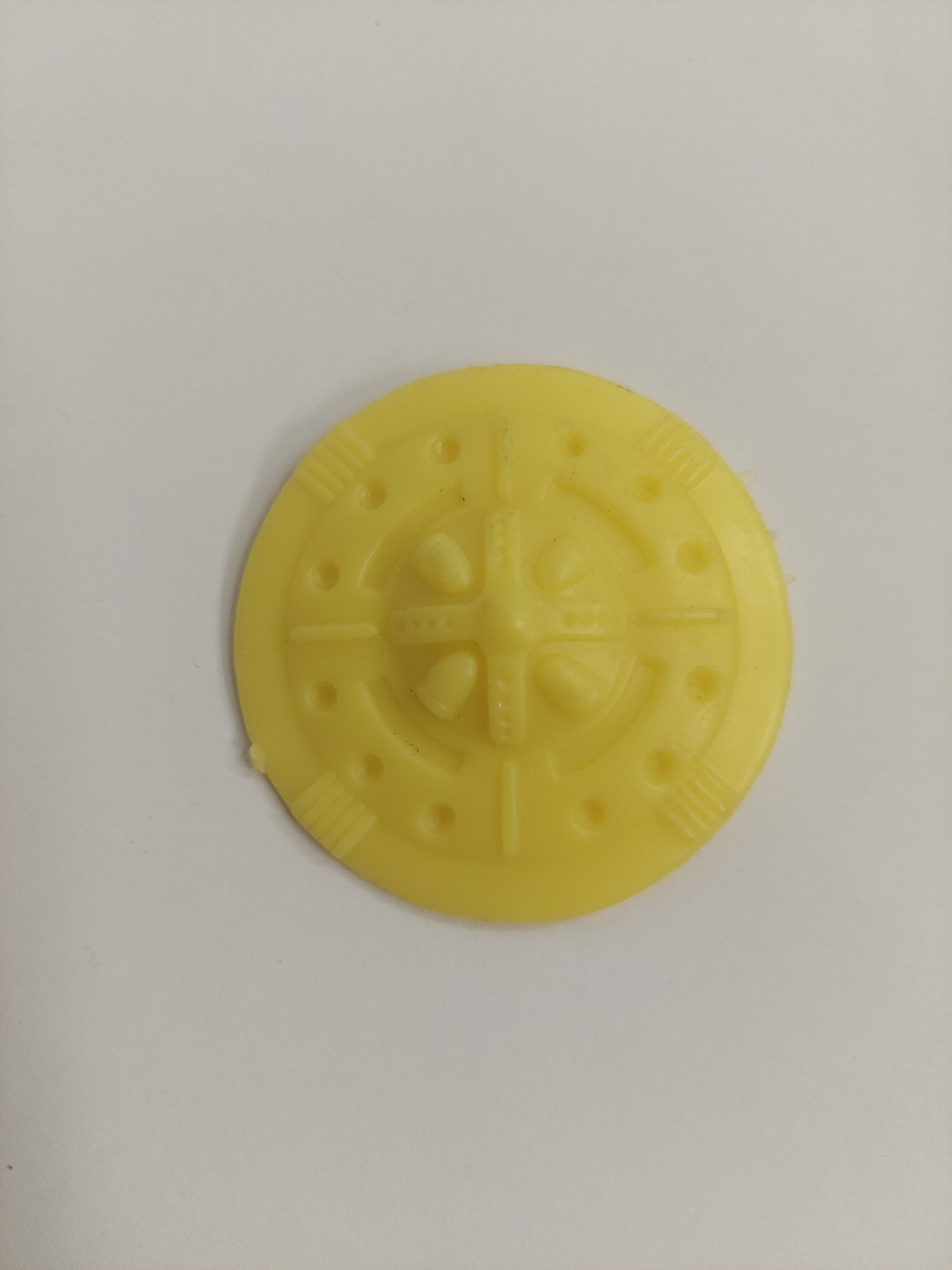Vintage 1980 Rigo Gumball Machine Shield Accessory Part