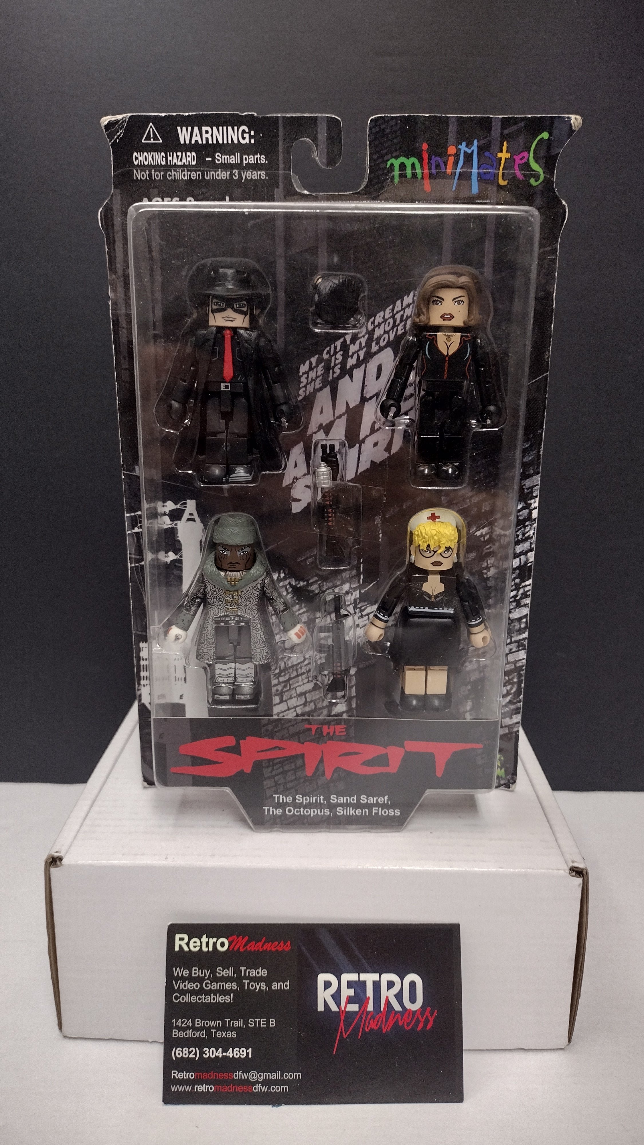Diamond Select Spirit Movie Minimates 4-Pack Box Set Sealed