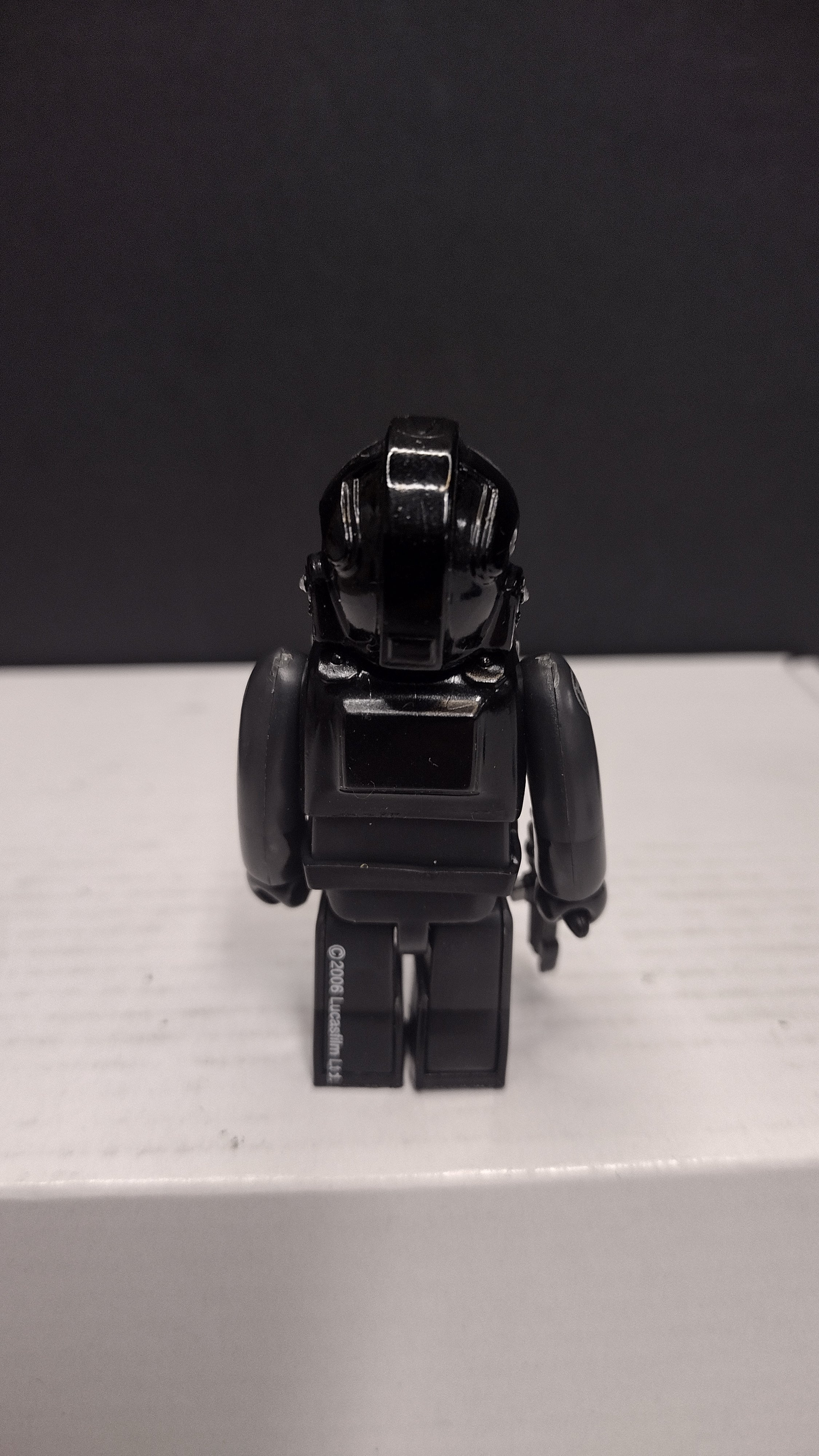 Authentic Star Wars x Medicom Toy: Kubrick Series 6 – TIE Fighter Pilot 100% Micro Figure with Blaster • Tomy 2006